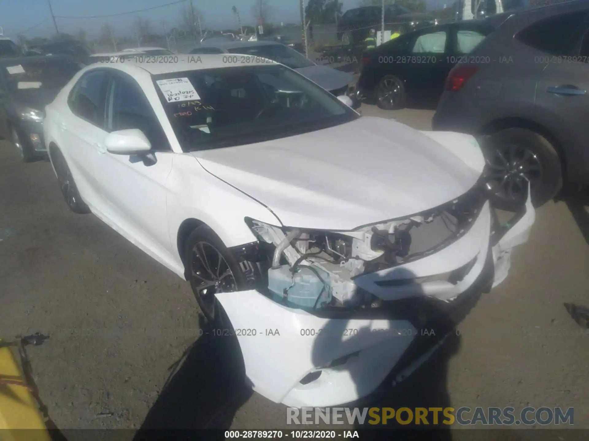 1 Photograph of a damaged car 4T1B11HK9KU845373 TOYOTA CAMRY 2019