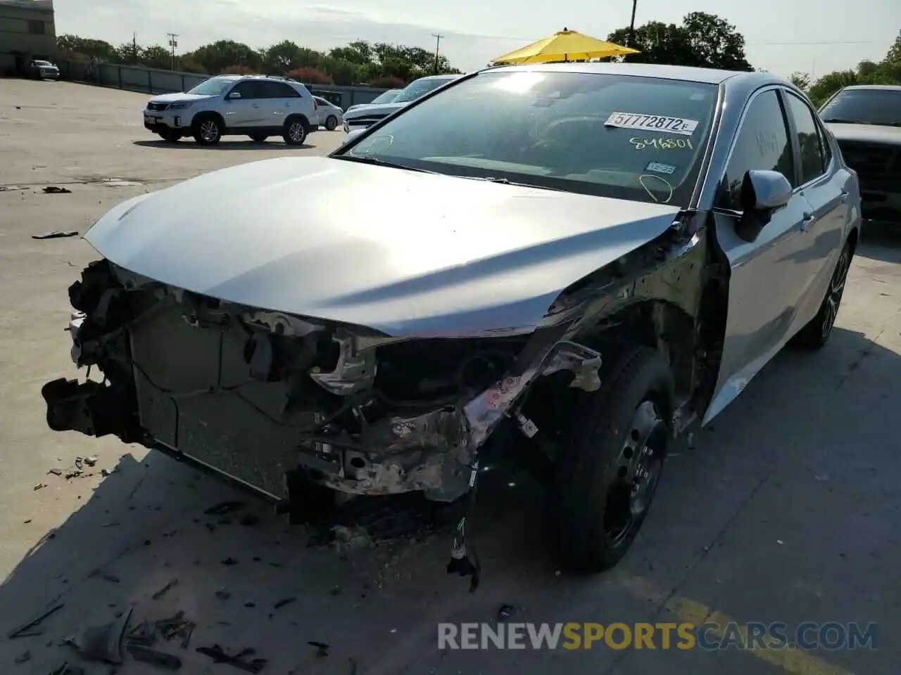 2 Photograph of a damaged car 4T1B11HK9KU846801 TOYOTA CAMRY 2019