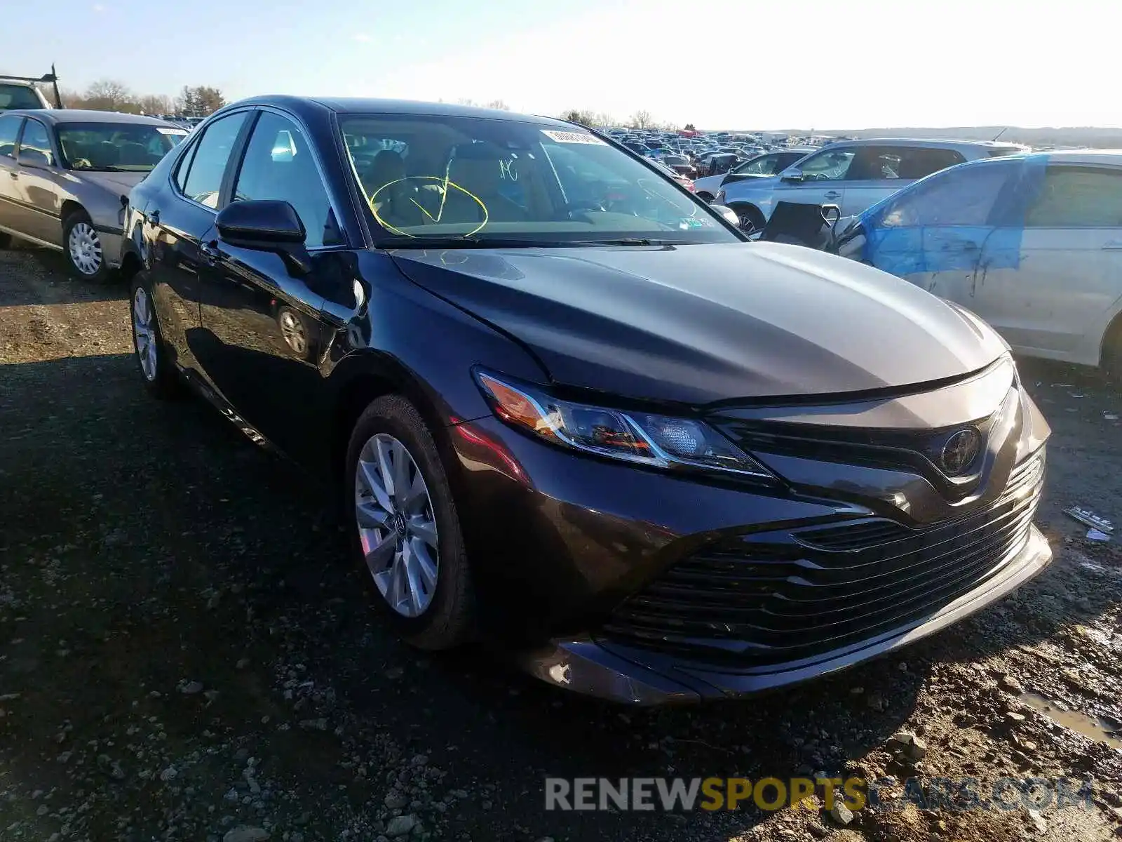 1 Photograph of a damaged car 4T1B11HK9KU846863 TOYOTA CAMRY 2019