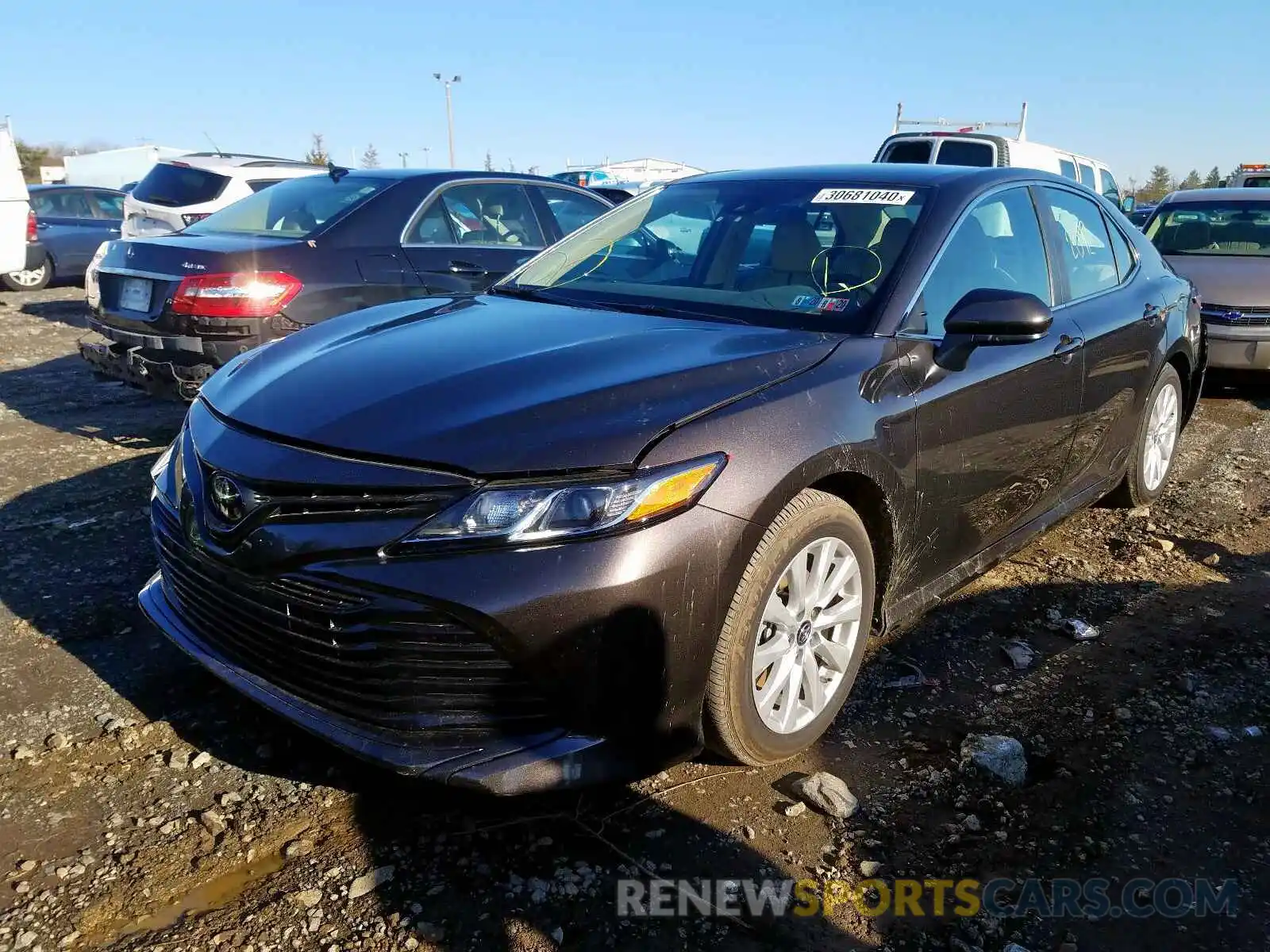 2 Photograph of a damaged car 4T1B11HK9KU846863 TOYOTA CAMRY 2019