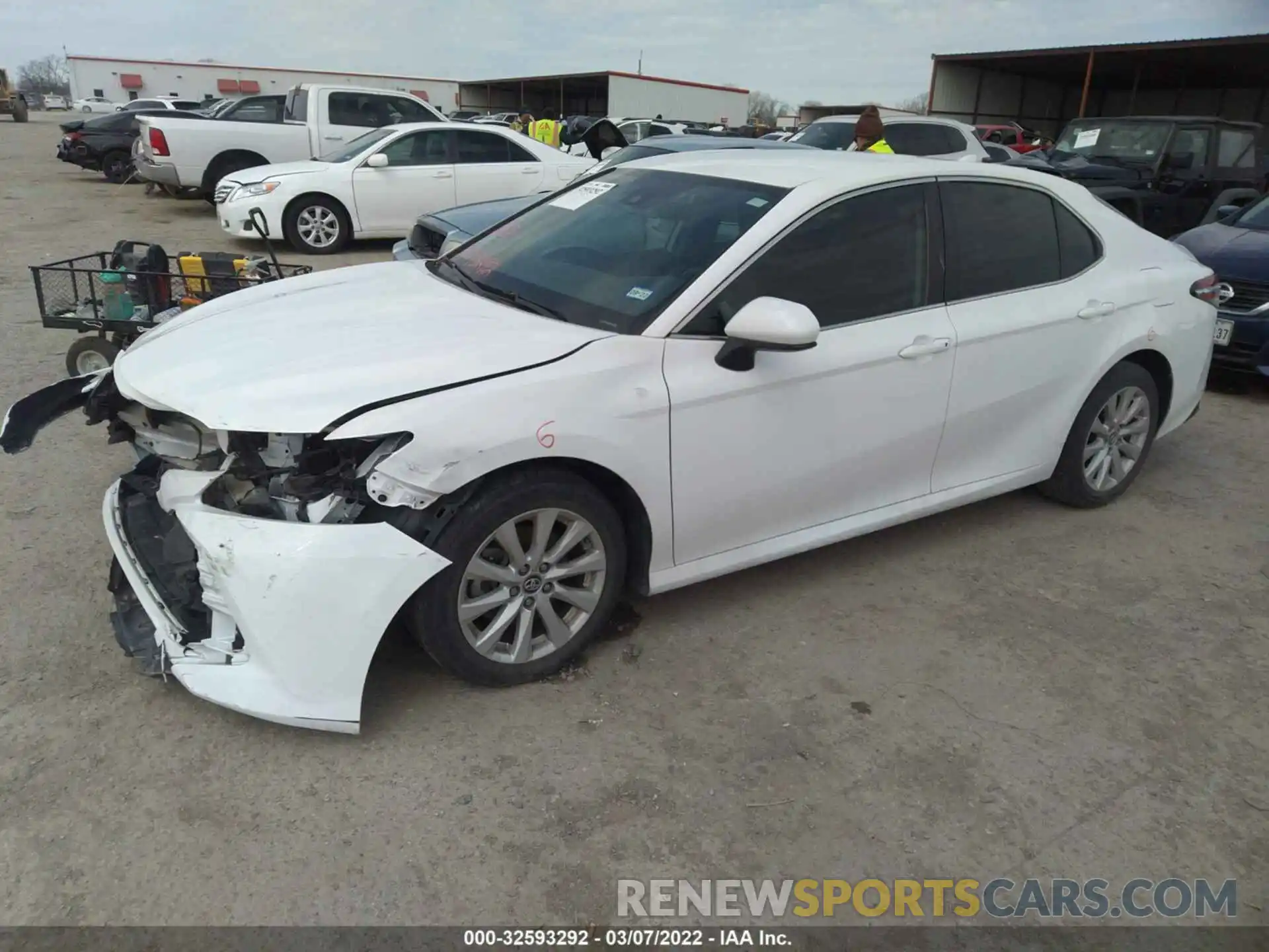 2 Photograph of a damaged car 4T1B11HK9KU847589 TOYOTA CAMRY 2019