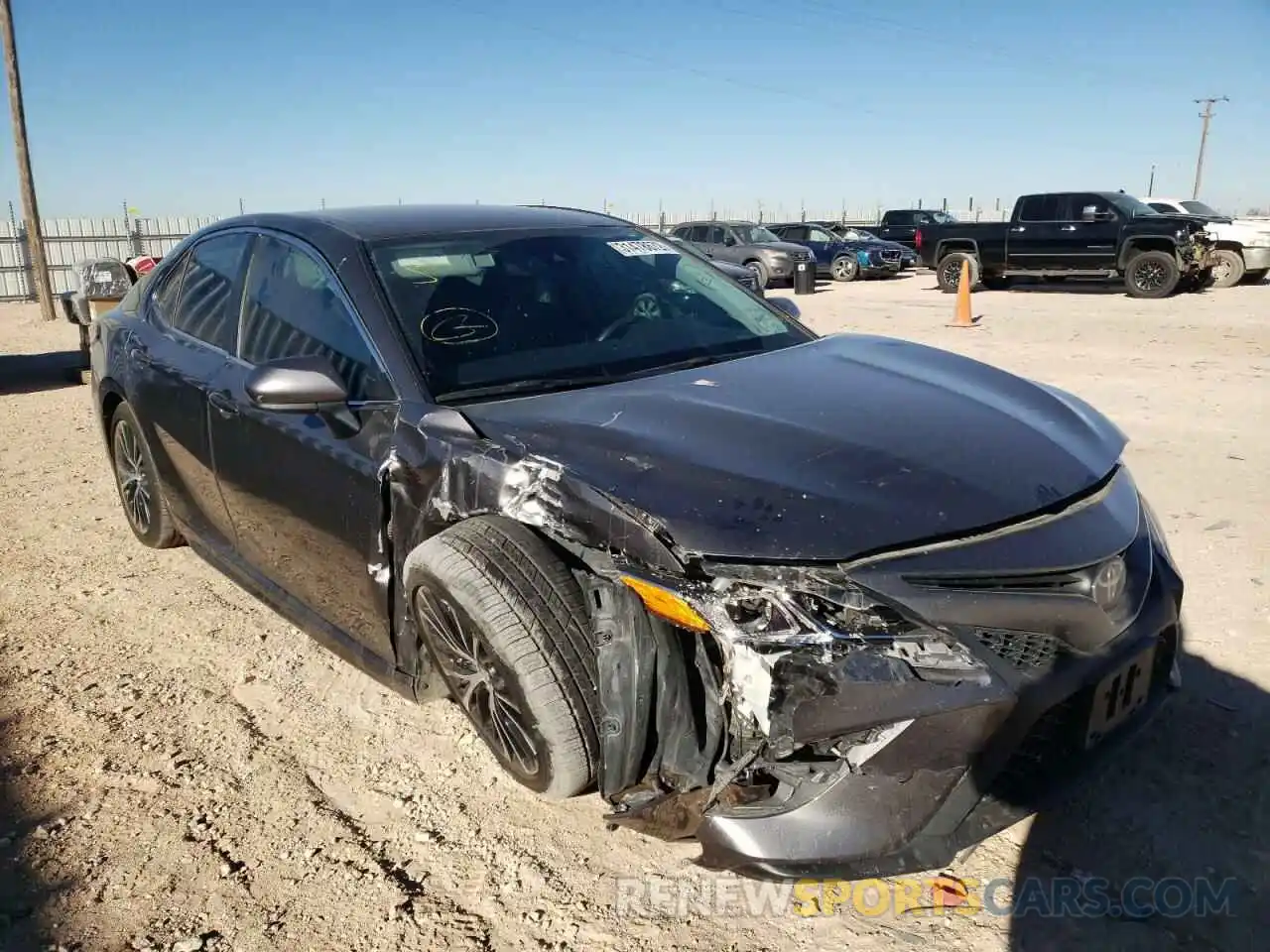 1 Photograph of a damaged car 4T1B11HK9KU848113 TOYOTA CAMRY 2019