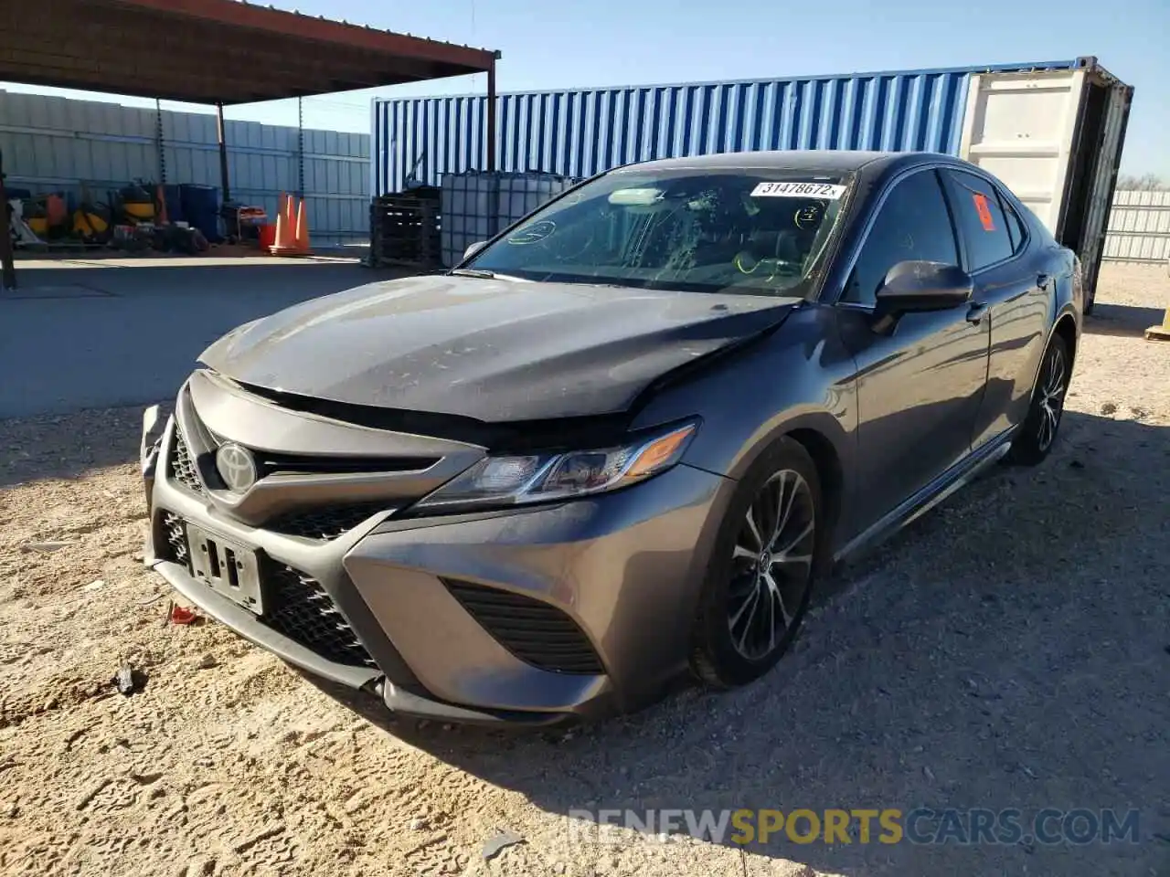 2 Photograph of a damaged car 4T1B11HK9KU848113 TOYOTA CAMRY 2019