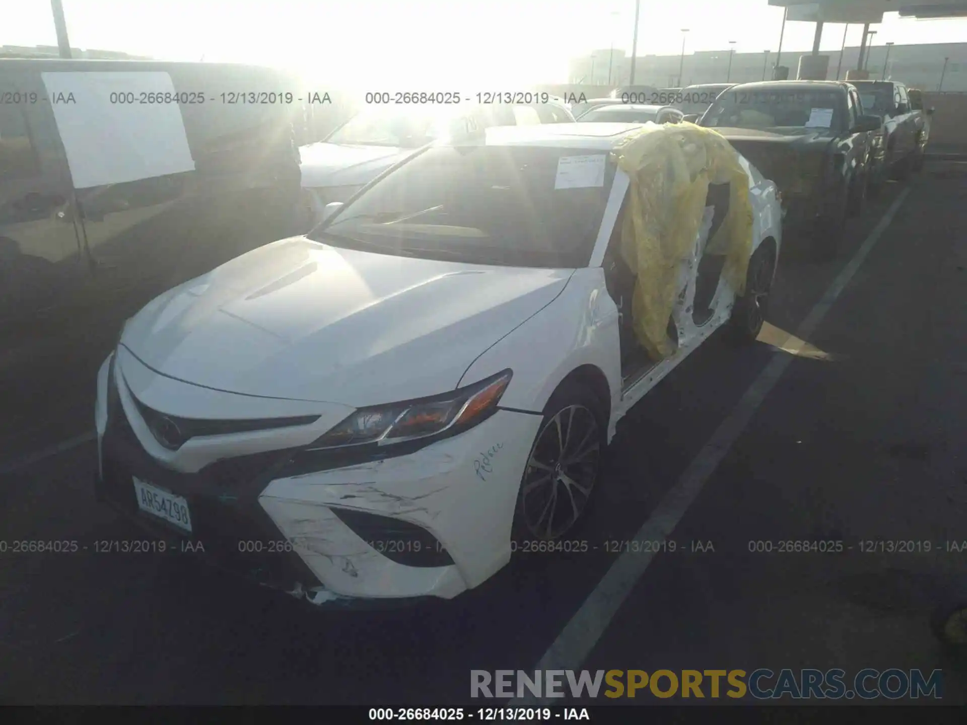 2 Photograph of a damaged car 4T1B11HK9KU849889 TOYOTA CAMRY 2019