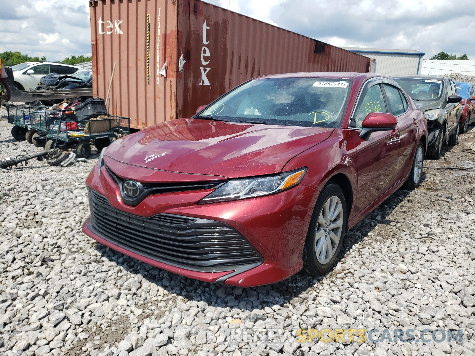 2 Photograph of a damaged car 4T1B11HK9KU852467 TOYOTA CAMRY 2019