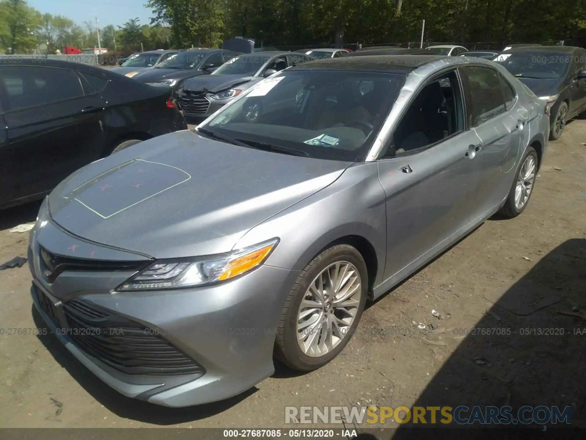 2 Photograph of a damaged car 4T1B11HK9KU852677 TOYOTA CAMRY 2019