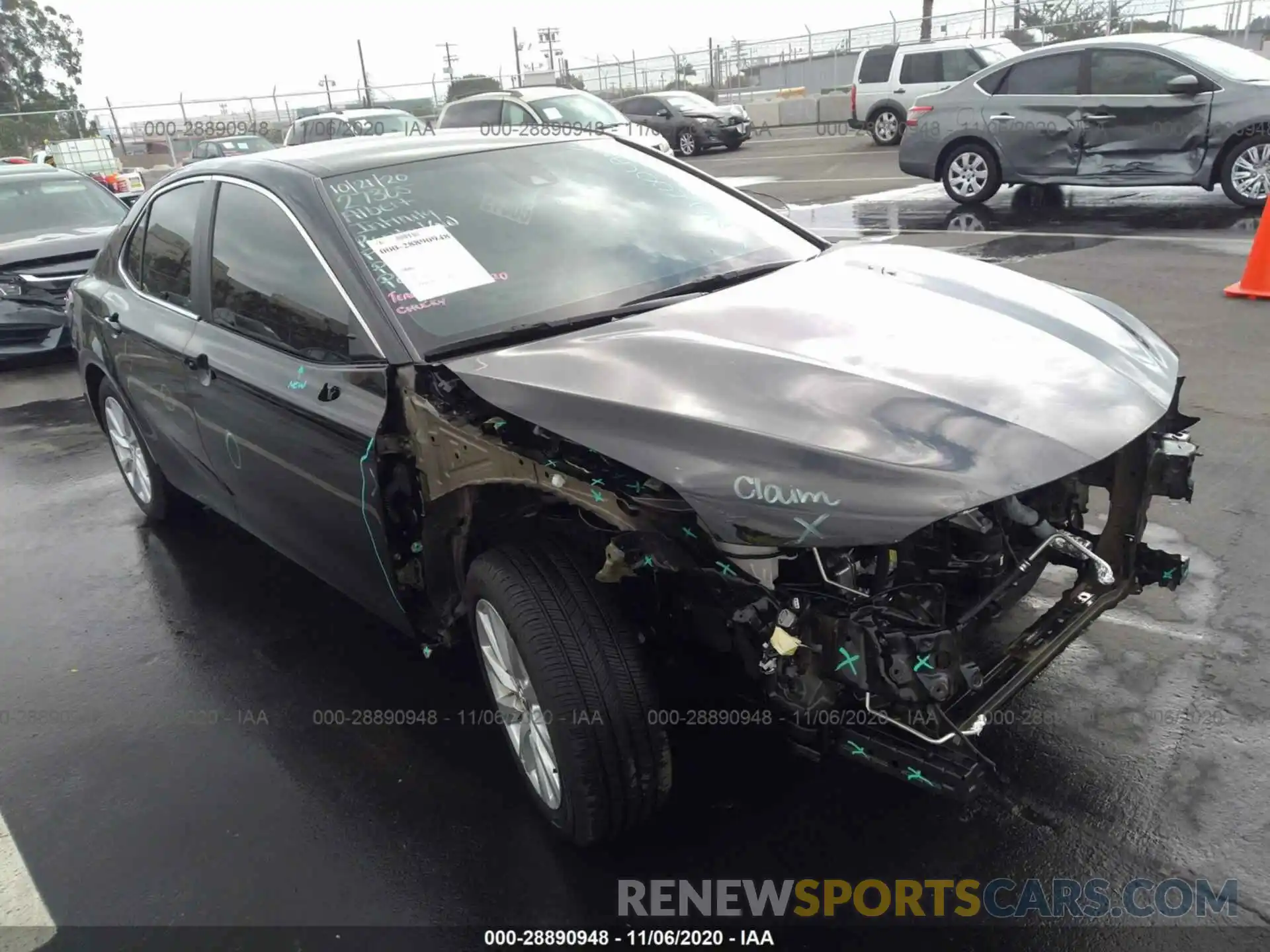 1 Photograph of a damaged car 4T1B11HK9KU853764 TOYOTA CAMRY 2019