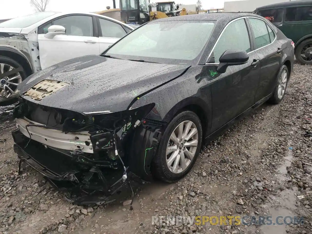 2 Photograph of a damaged car 4T1B11HK9KU854493 TOYOTA CAMRY 2019