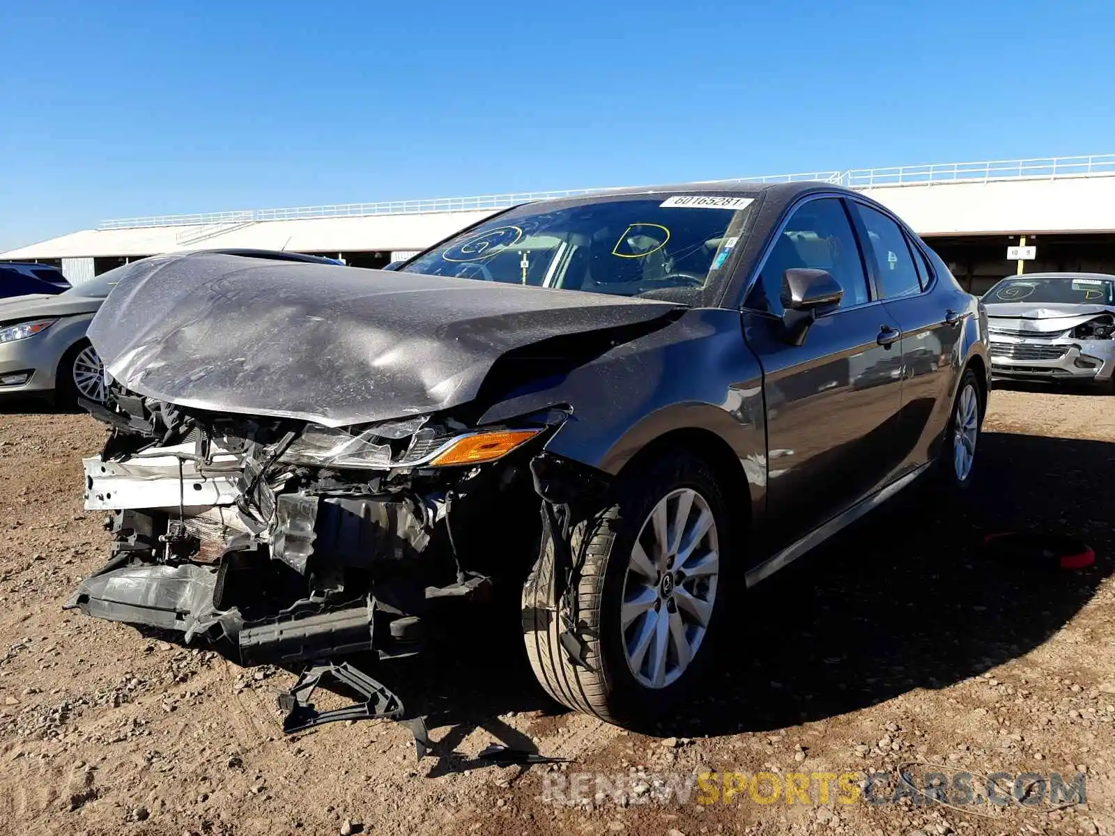 2 Photograph of a damaged car 4T1B11HK9KU856468 TOYOTA CAMRY 2019