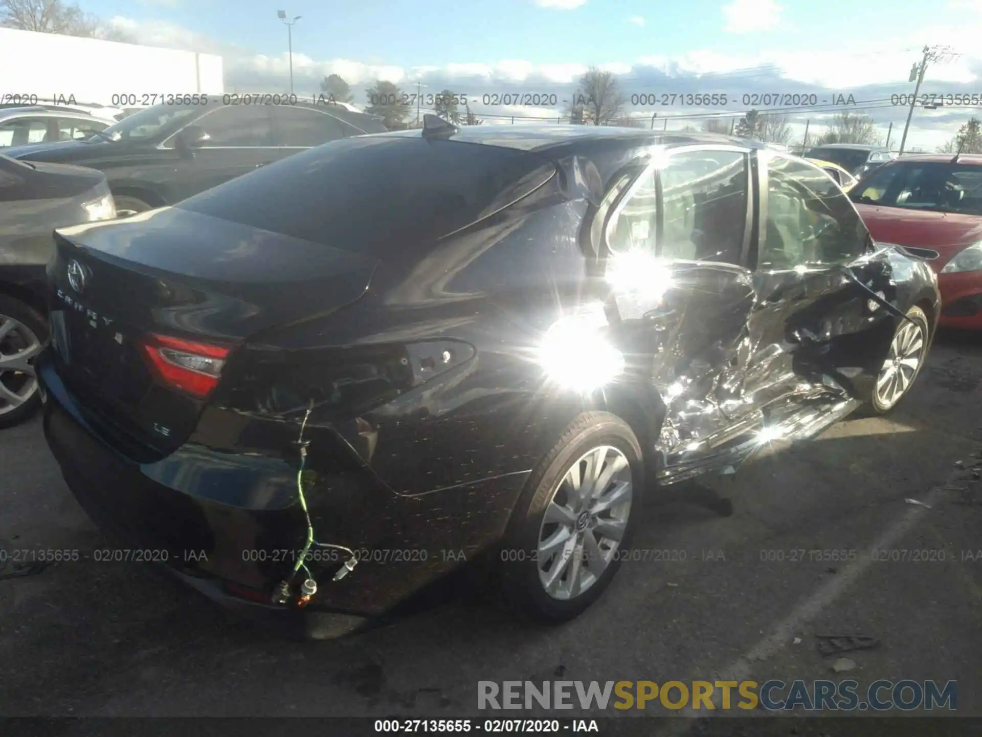 4 Photograph of a damaged car 4T1B11HKXKU****** TOYOTA CAMRY 2019