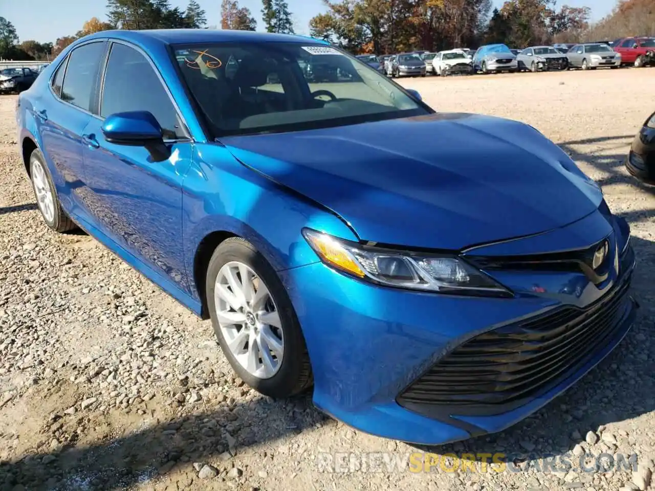 1 Photograph of a damaged car 4T1B11HKXKU160072 TOYOTA CAMRY 2019