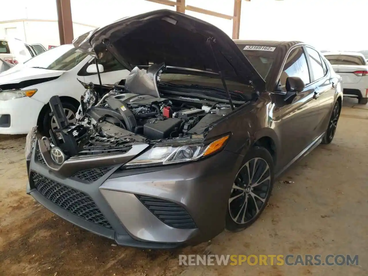 2 Photograph of a damaged car 4T1B11HKXKU163568 TOYOTA CAMRY 2019