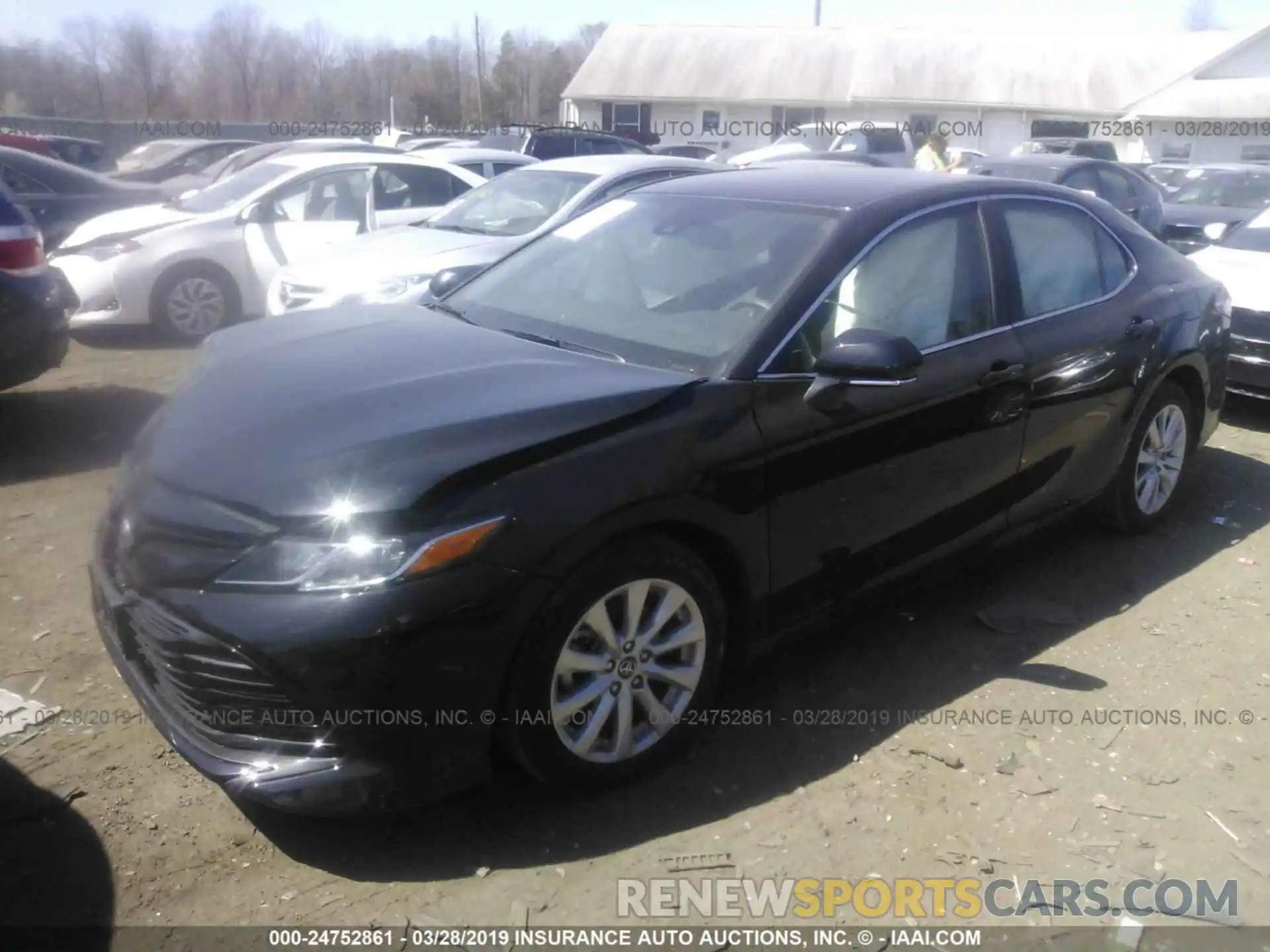 2 Photograph of a damaged car 4T1B11HKXKU164672 TOYOTA CAMRY 2019