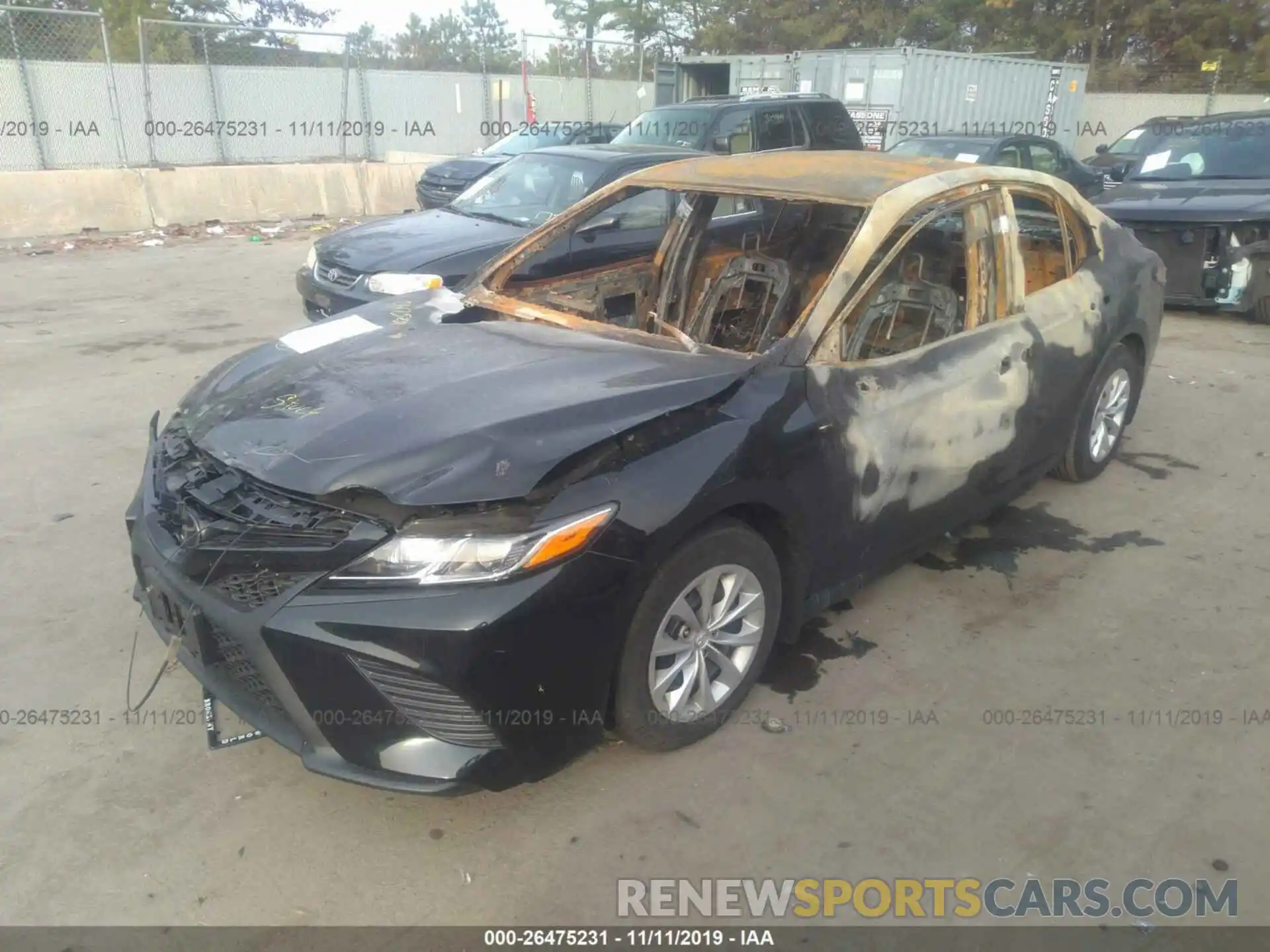 2 Photograph of a damaged car 4T1B11HKXKU165188 TOYOTA CAMRY 2019