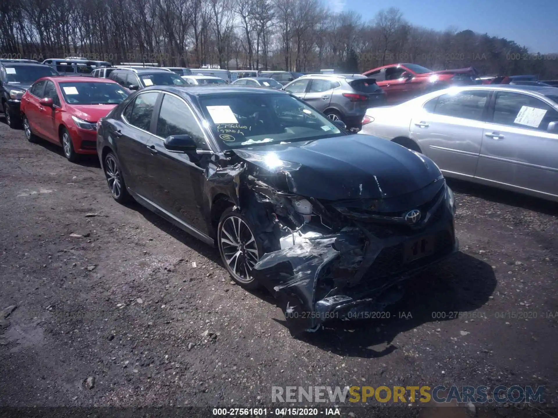 1 Photograph of a damaged car 4T1B11HKXKU166387 TOYOTA CAMRY 2019