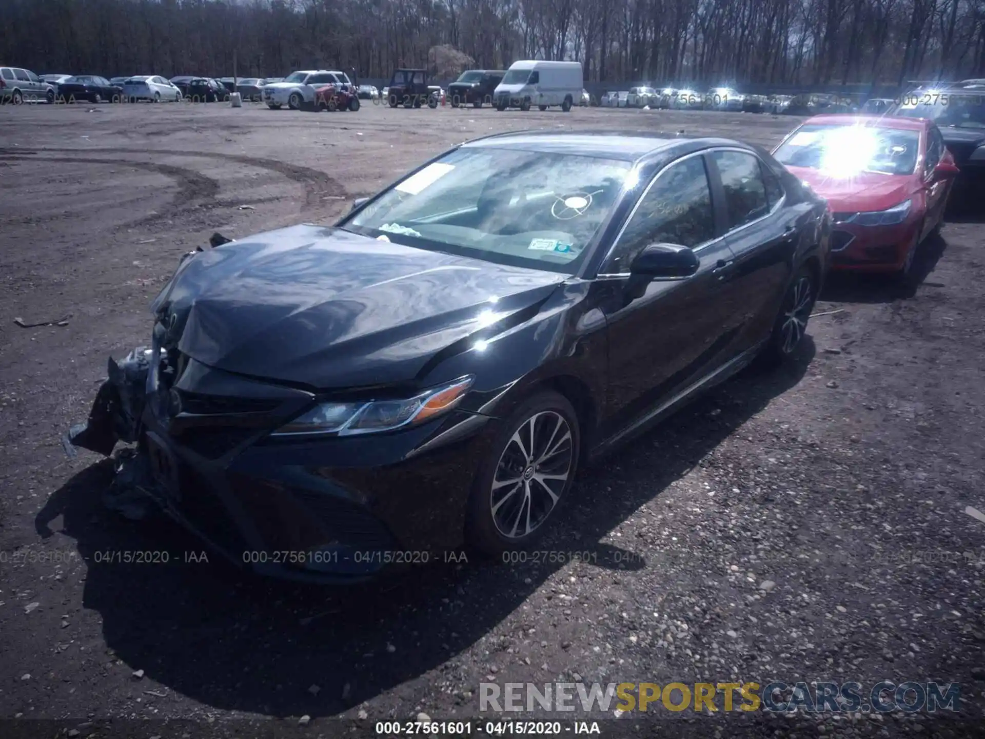 2 Photograph of a damaged car 4T1B11HKXKU166387 TOYOTA CAMRY 2019