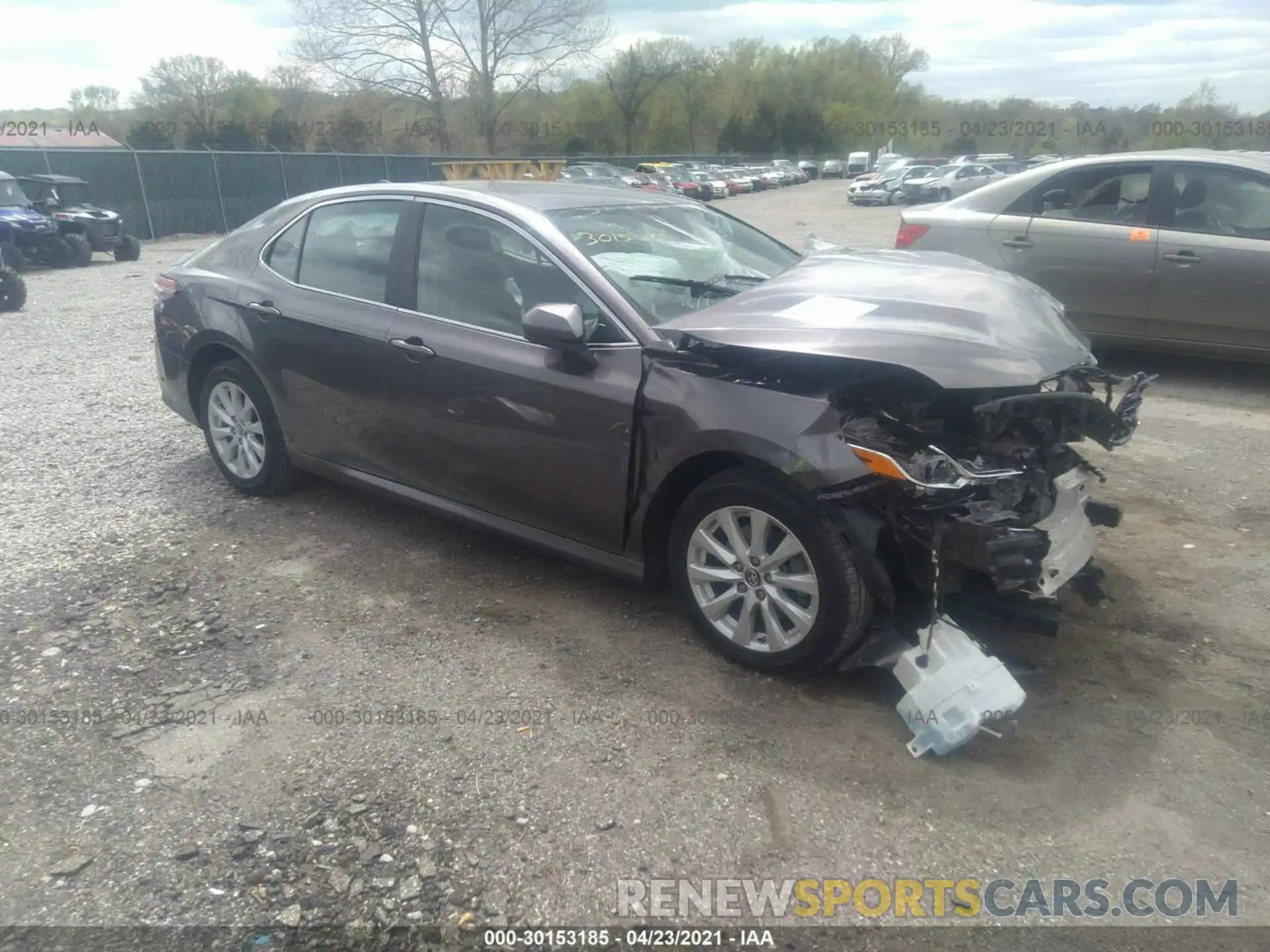 1 Photograph of a damaged car 4T1B11HKXKU168026 TOYOTA CAMRY 2019