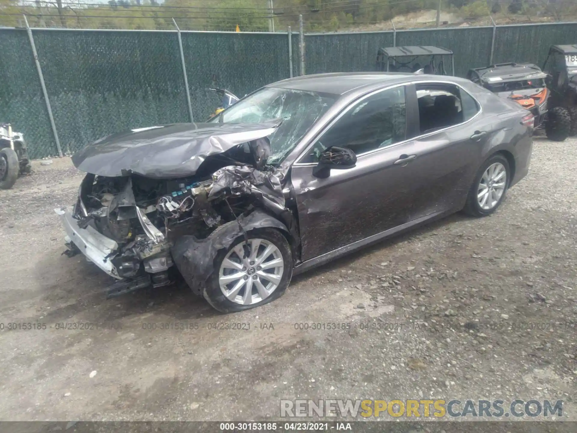 2 Photograph of a damaged car 4T1B11HKXKU168026 TOYOTA CAMRY 2019