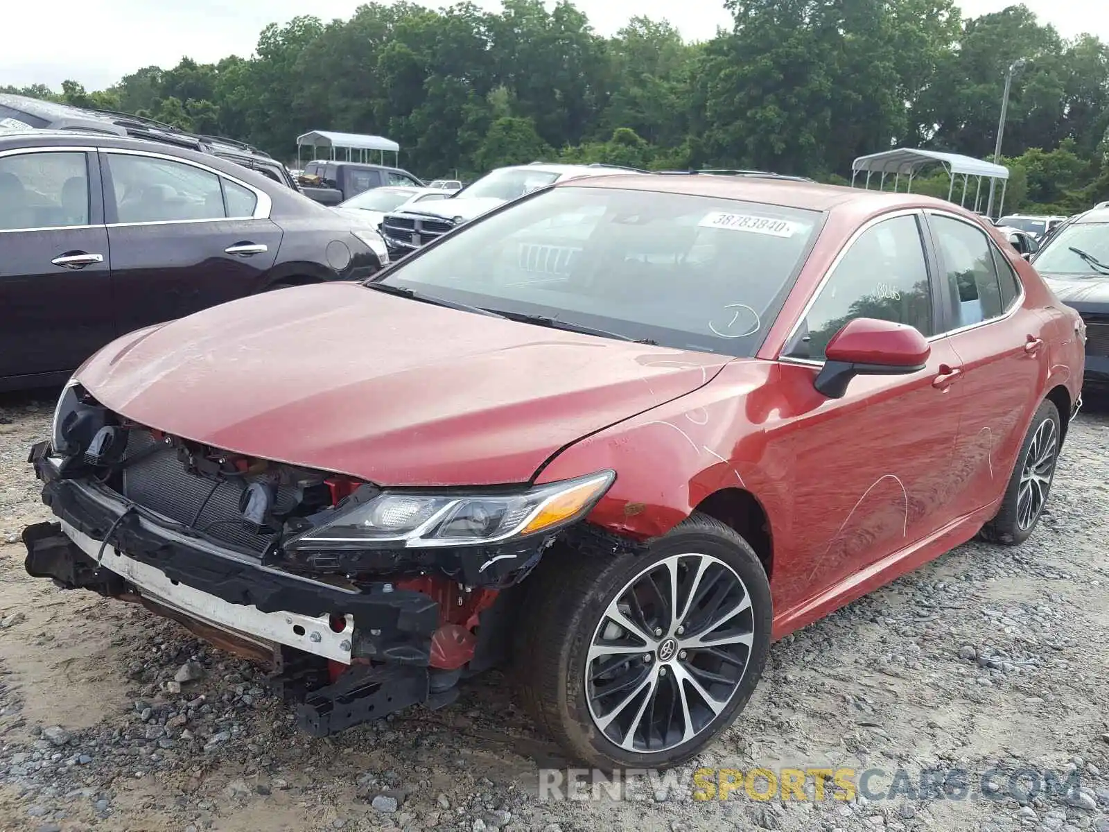 2 Photograph of a damaged car 4T1B11HKXKU169158 TOYOTA CAMRY 2019