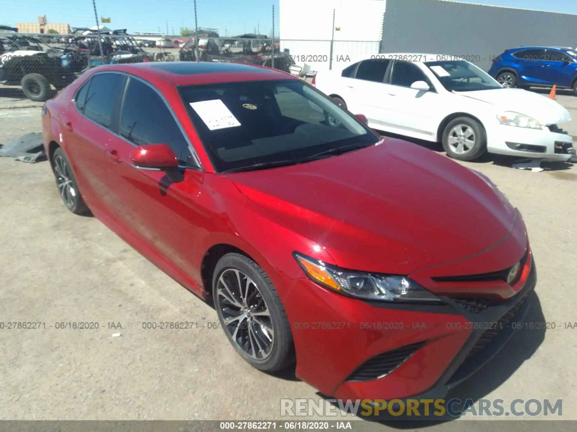 1 Photograph of a damaged car 4T1B11HKXKU169841 TOYOTA CAMRY 2019