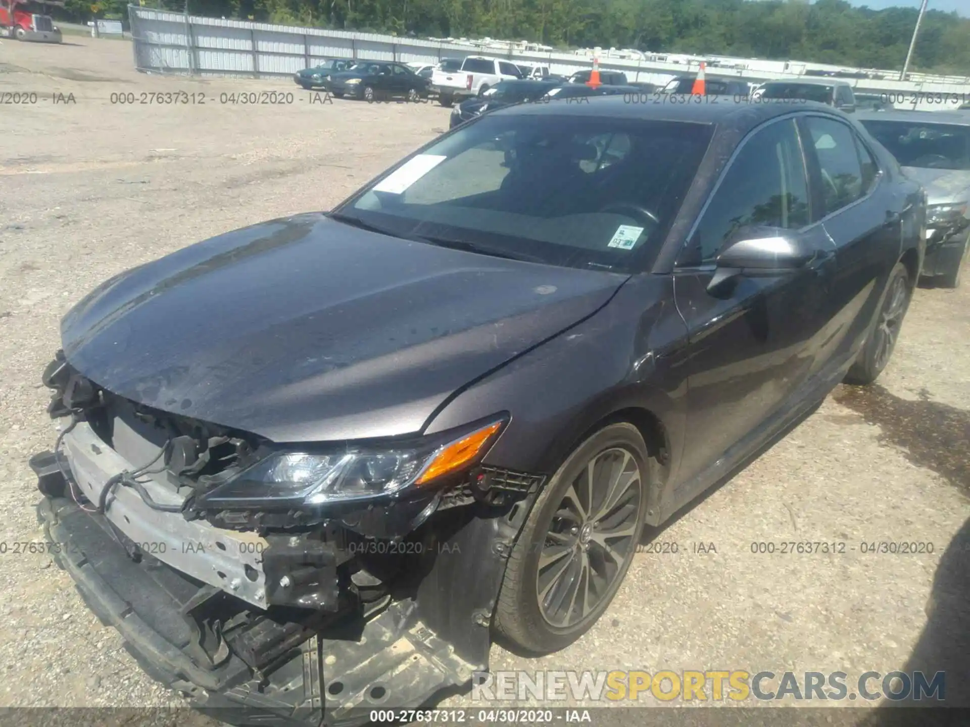 2 Photograph of a damaged car 4T1B11HKXKU170780 TOYOTA CAMRY 2019