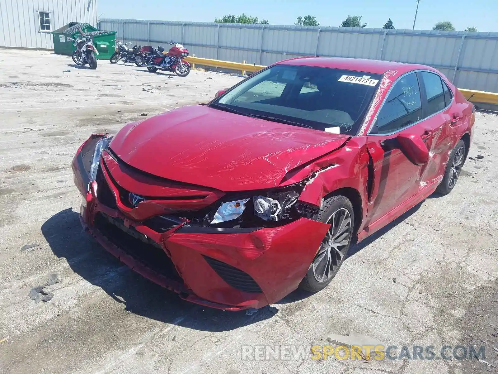 9 Photograph of a damaged car 4T1B11HKXKU171217 TOYOTA CAMRY 2019