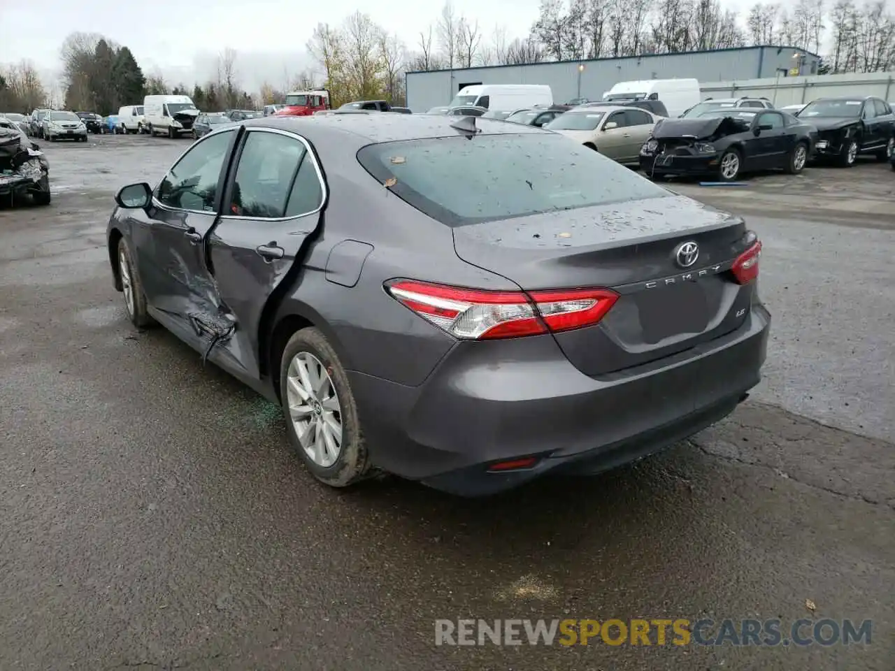 3 Photograph of a damaged car 4T1B11HKXKU171525 TOYOTA CAMRY 2019