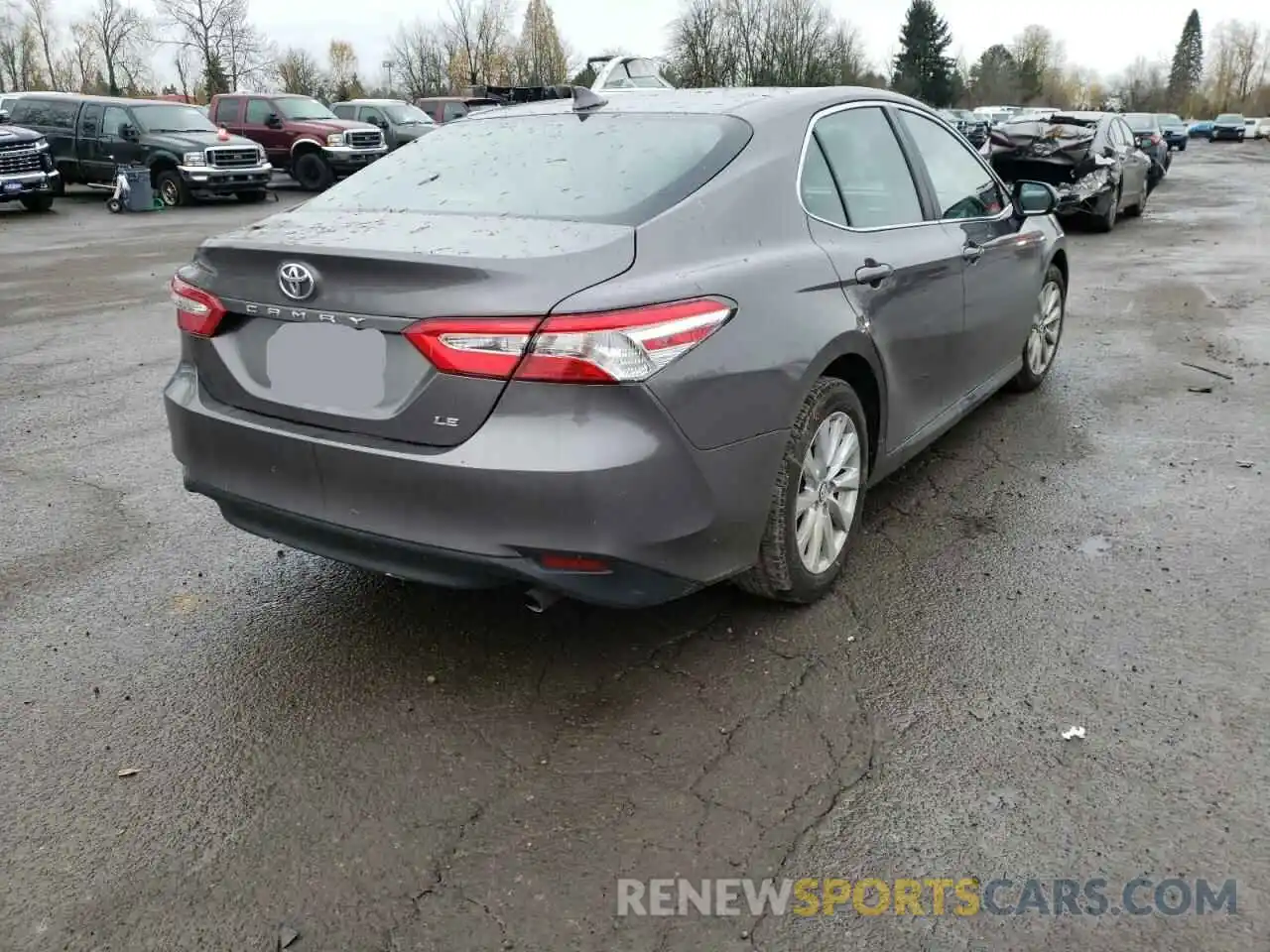 4 Photograph of a damaged car 4T1B11HKXKU171525 TOYOTA CAMRY 2019