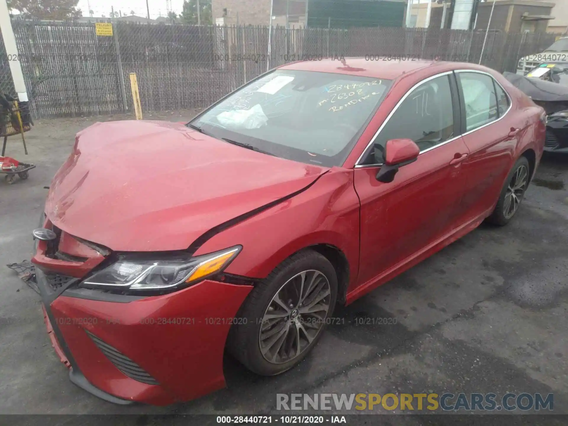 2 Photograph of a damaged car 4T1B11HKXKU174019 TOYOTA CAMRY 2019