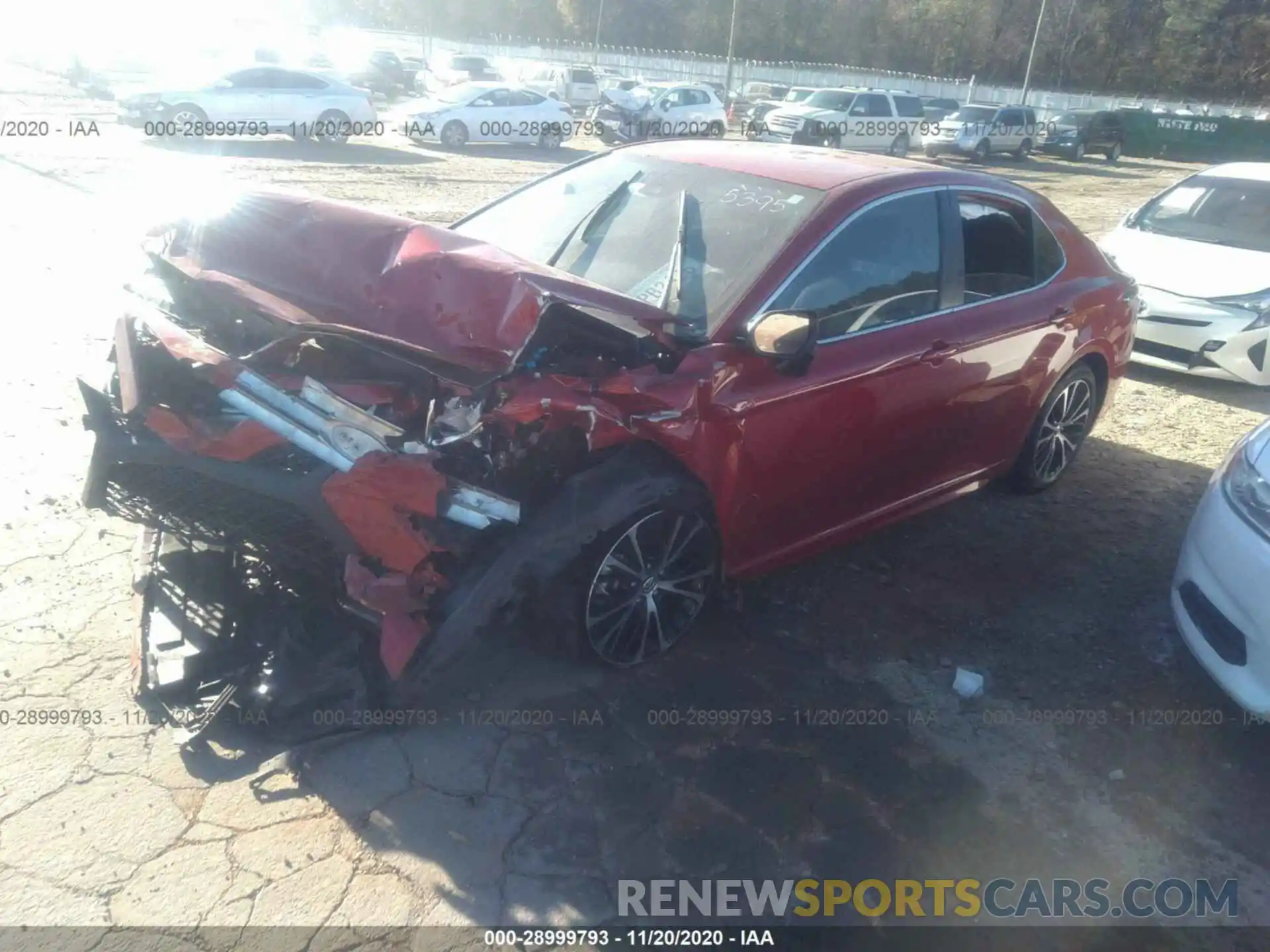 2 Photograph of a damaged car 4T1B11HKXKU175395 TOYOTA CAMRY 2019