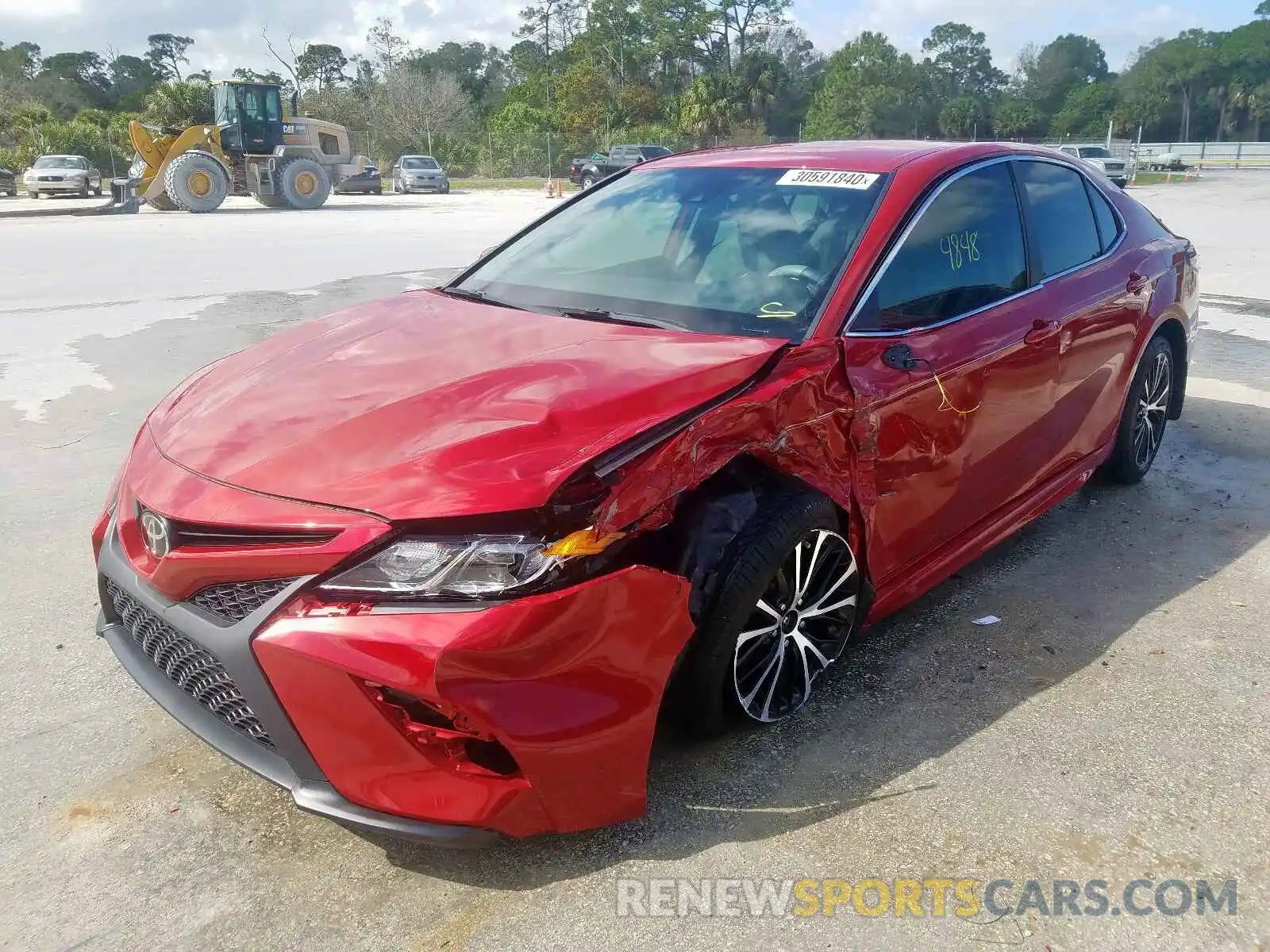 2 Photograph of a damaged car 4T1B11HKXKU176448 TOYOTA CAMRY 2019