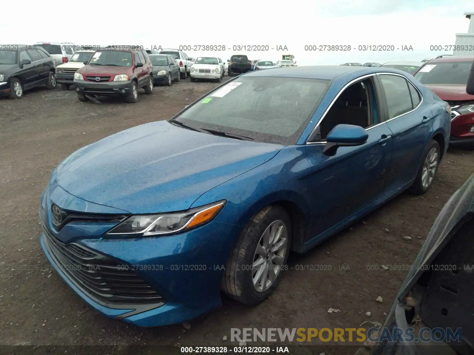 2 Photograph of a damaged car 4T1B11HKXKU177812 TOYOTA CAMRY 2019