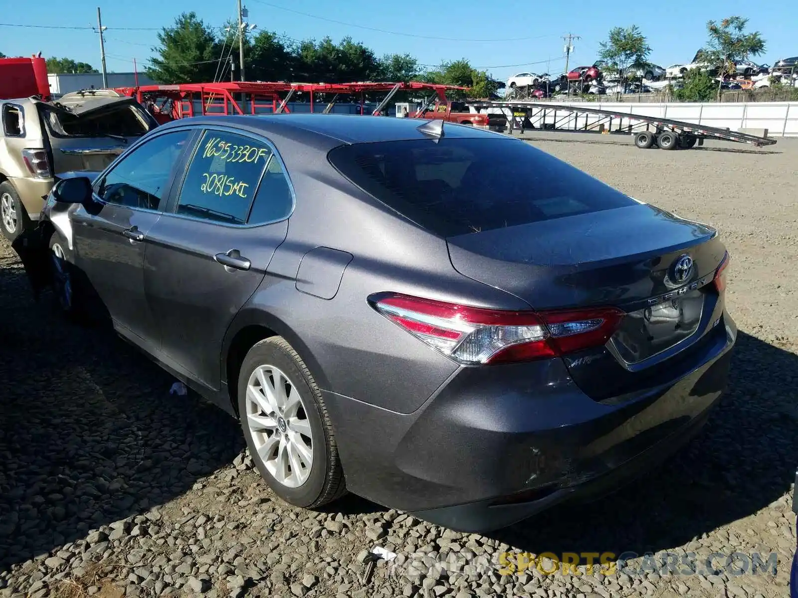 3 Photograph of a damaged car 4T1B11HKXKU180242 TOYOTA CAMRY 2019