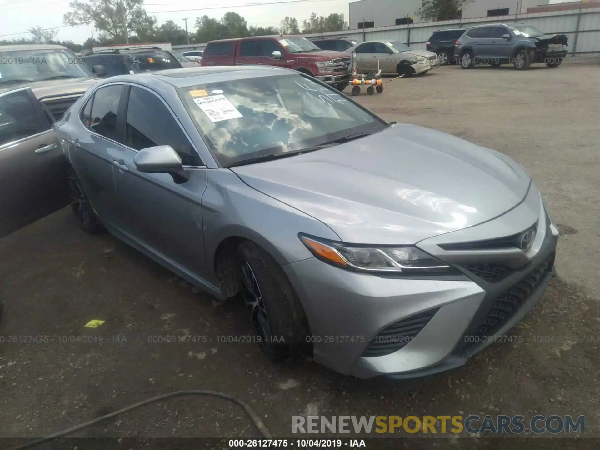 1 Photograph of a damaged car 4T1B11HKXKU180841 TOYOTA CAMRY 2019