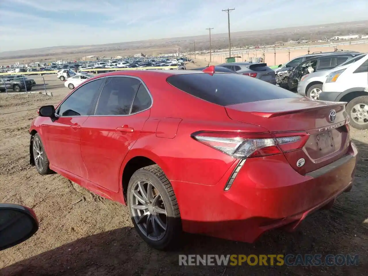 2 Photograph of a damaged car 4T1B11HKXKU184601 TOYOTA CAMRY 2019