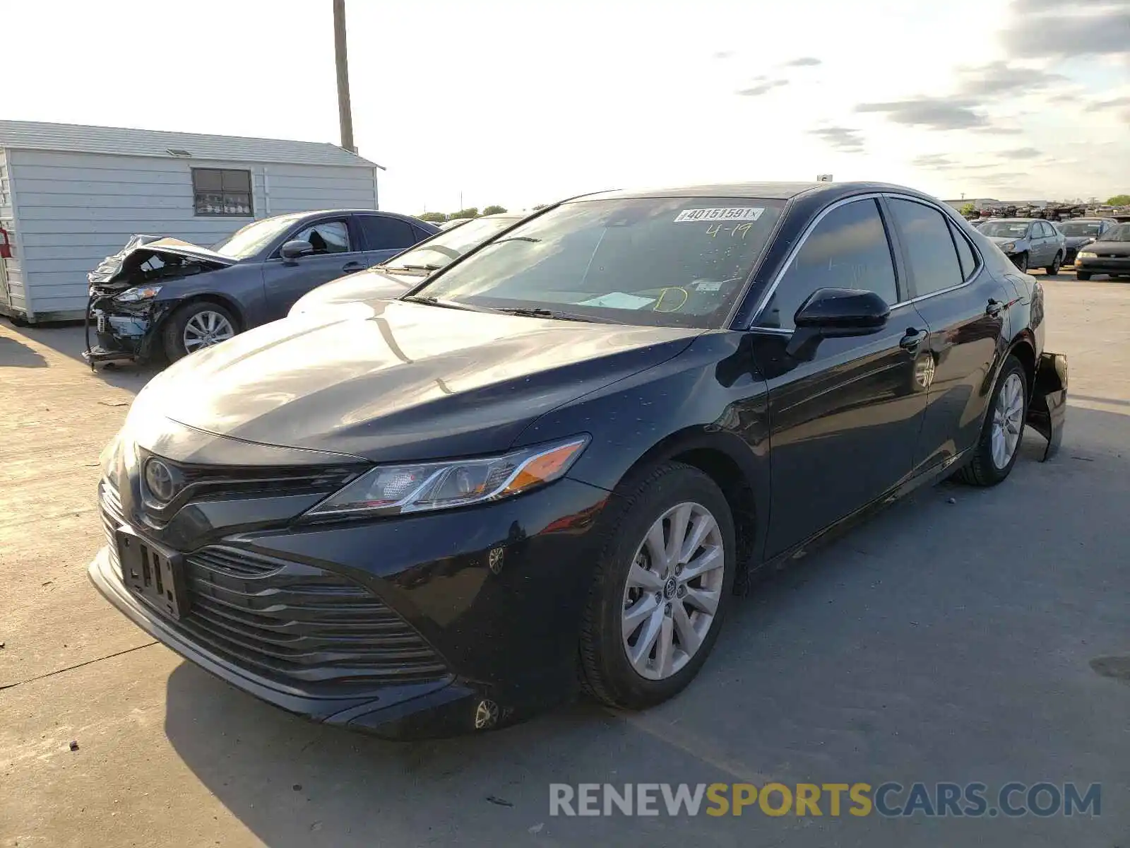 2 Photograph of a damaged car 4T1B11HKXKU189930 TOYOTA CAMRY 2019