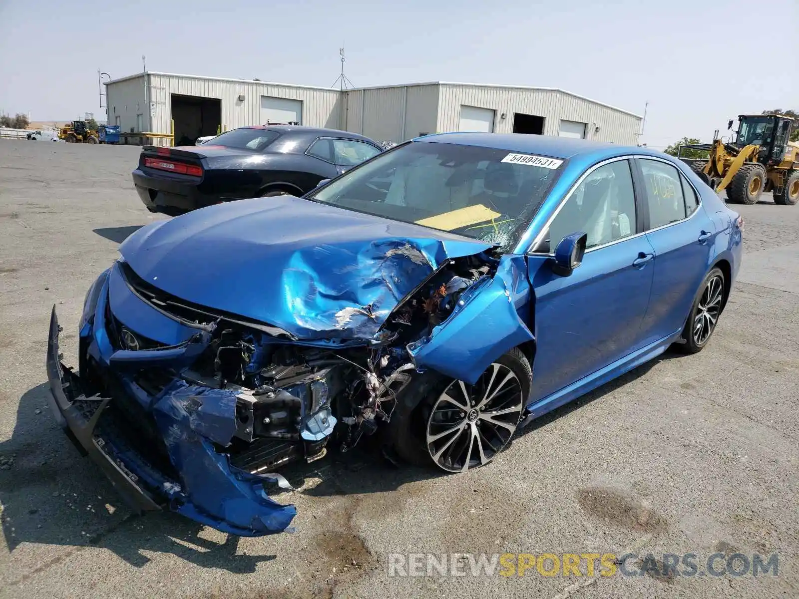 2 Photograph of a damaged car 4T1B11HKXKU192892 TOYOTA CAMRY 2019