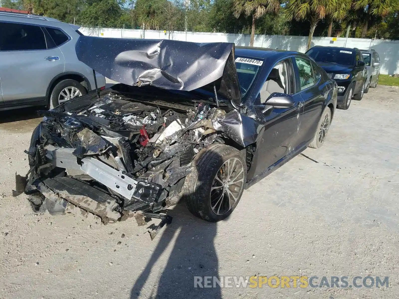 2 Photograph of a damaged car 4T1B11HKXKU193721 TOYOTA CAMRY 2019