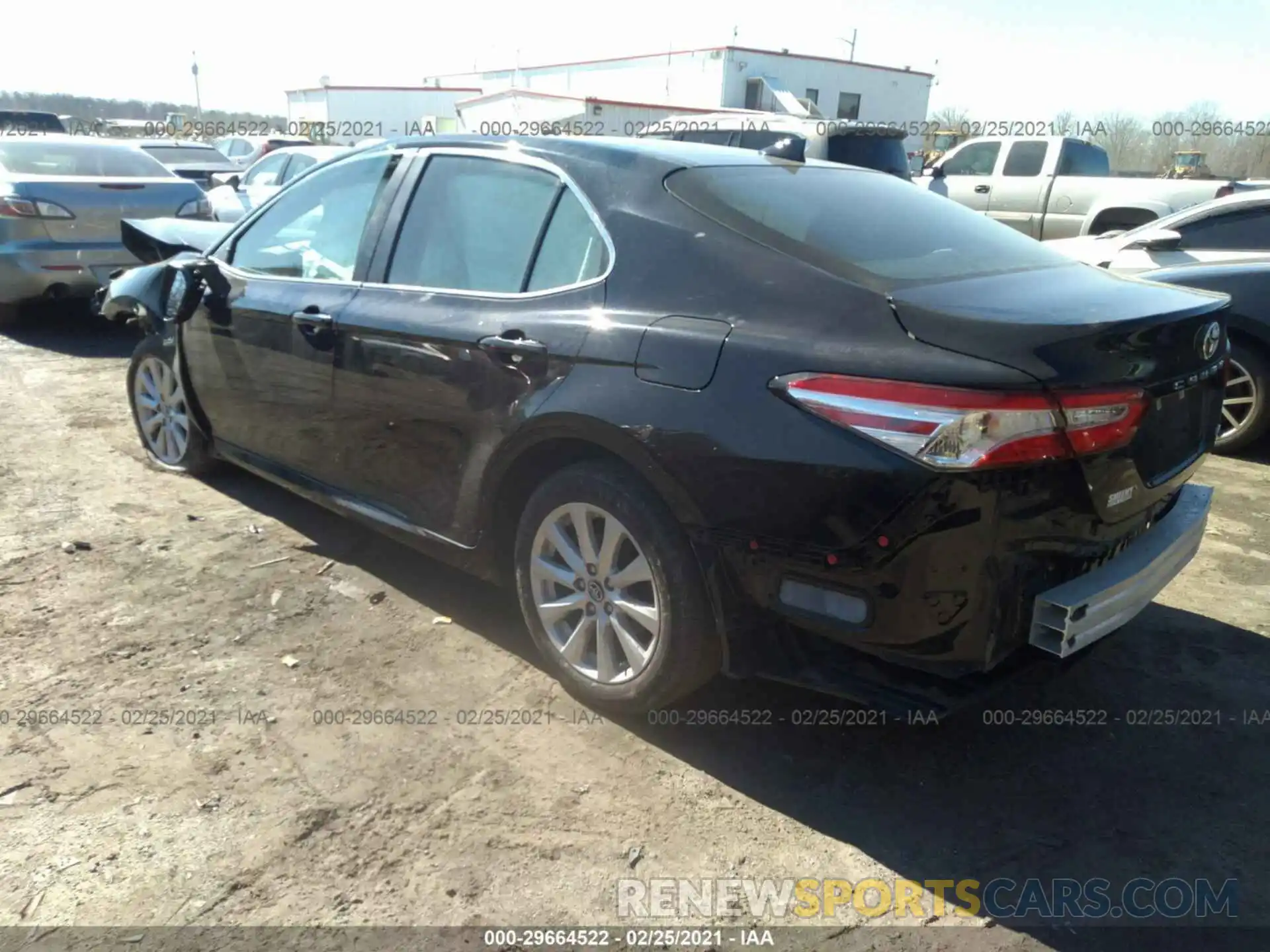 3 Photograph of a damaged car 4T1B11HKXKU195792 TOYOTA CAMRY 2019