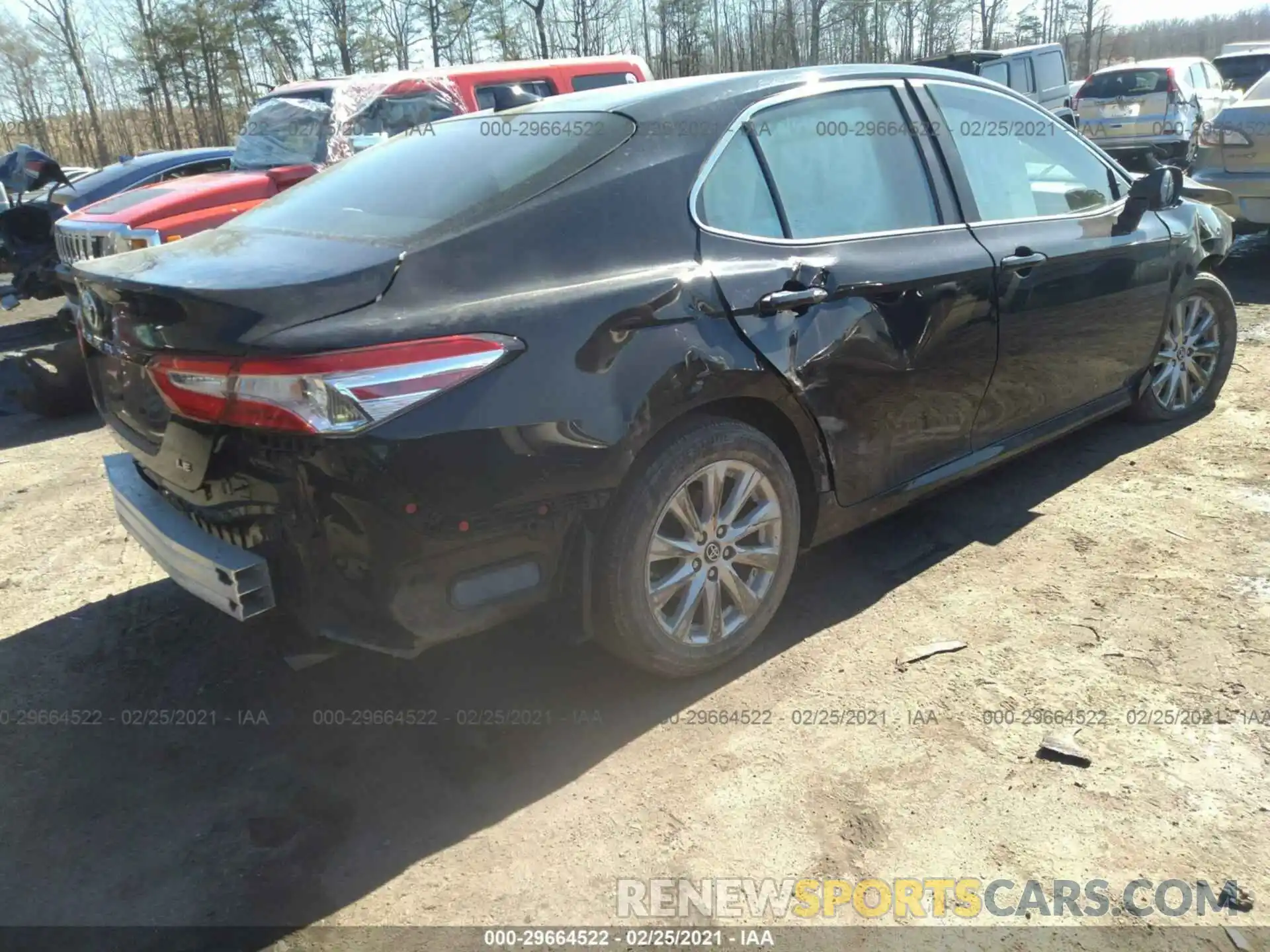 4 Photograph of a damaged car 4T1B11HKXKU195792 TOYOTA CAMRY 2019