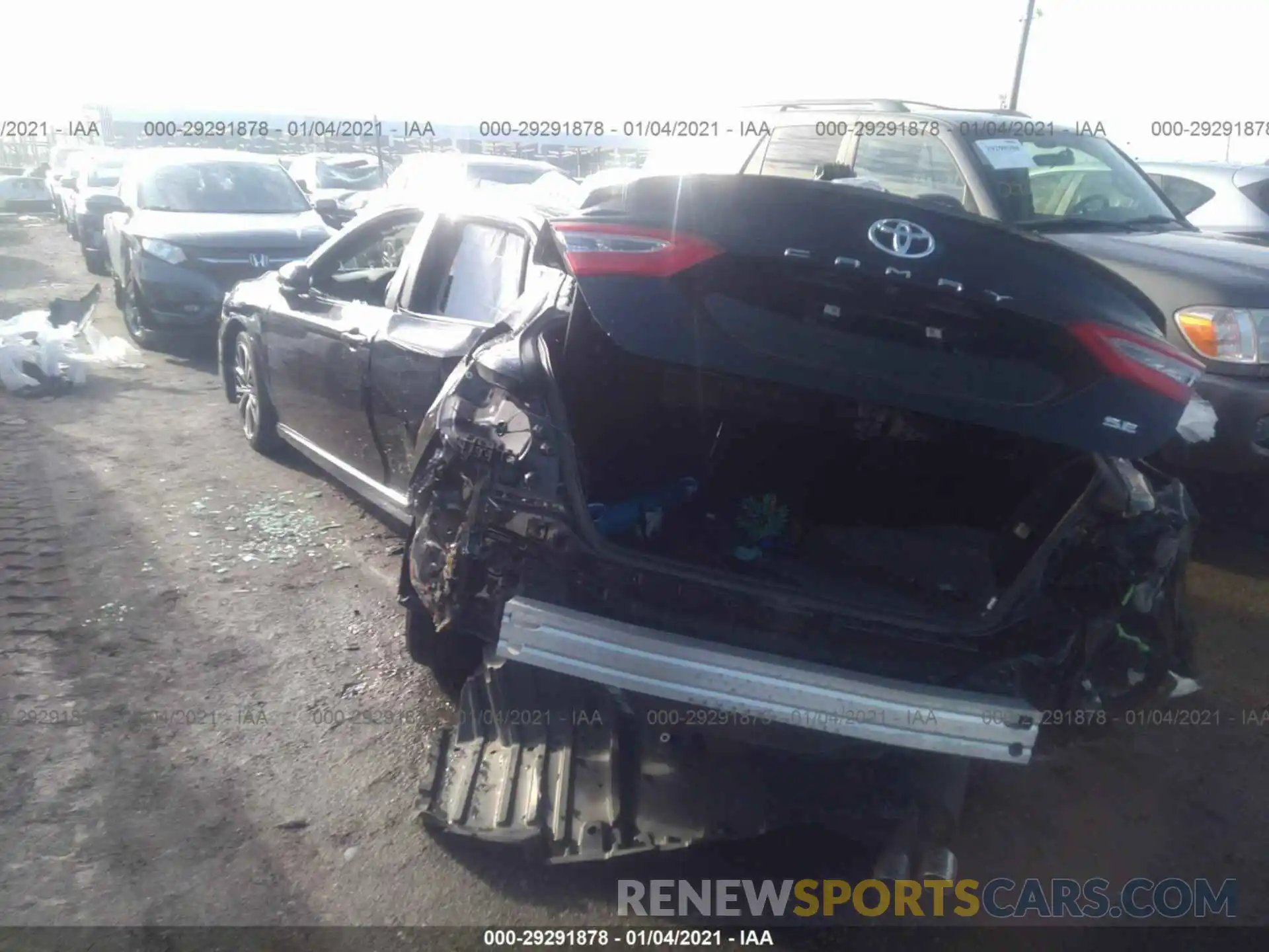 3 Photograph of a damaged car 4T1B11HKXKU197901 TOYOTA CAMRY 2019