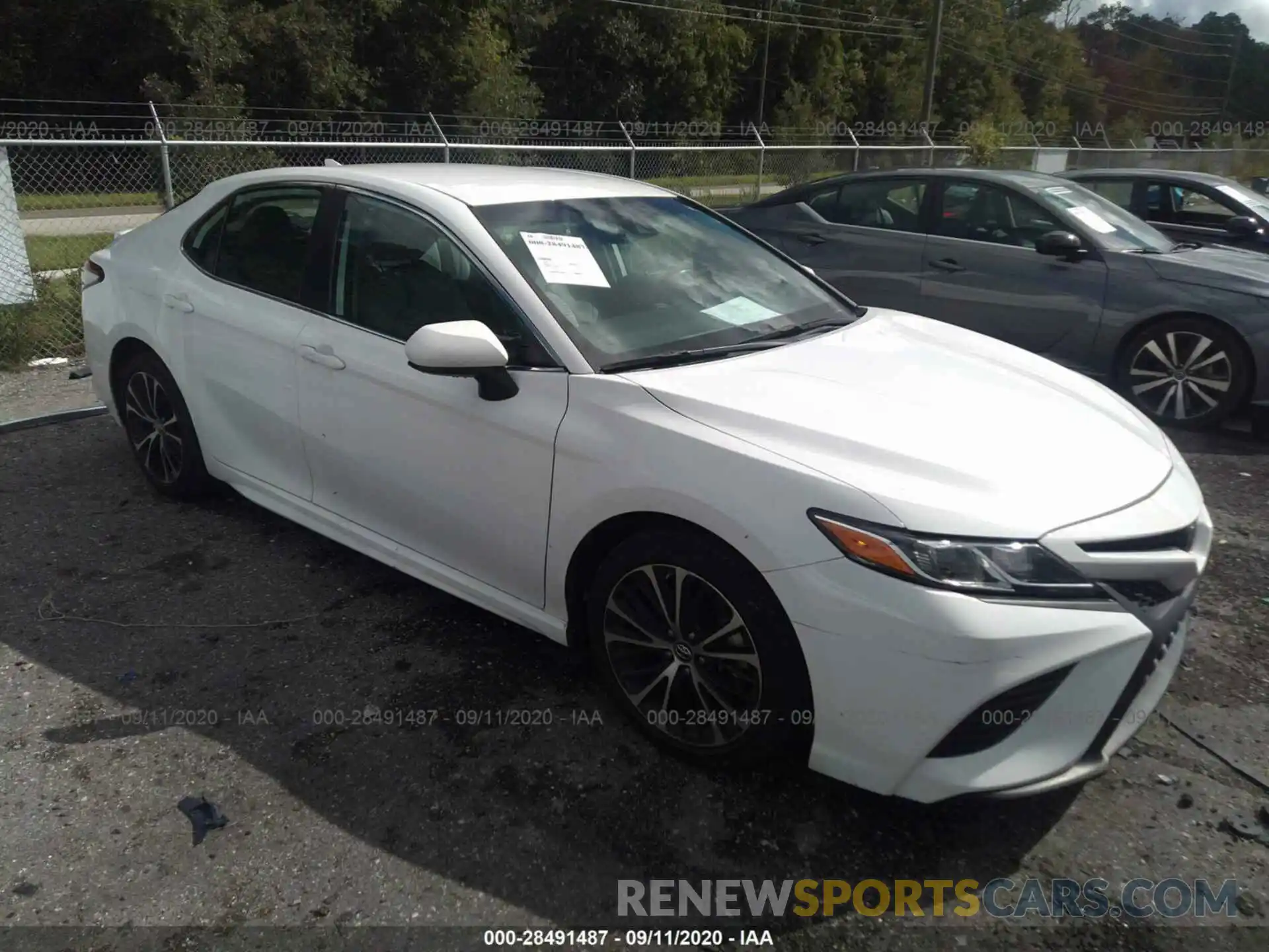 1 Photograph of a damaged car 4T1B11HKXKU197977 TOYOTA CAMRY 2019