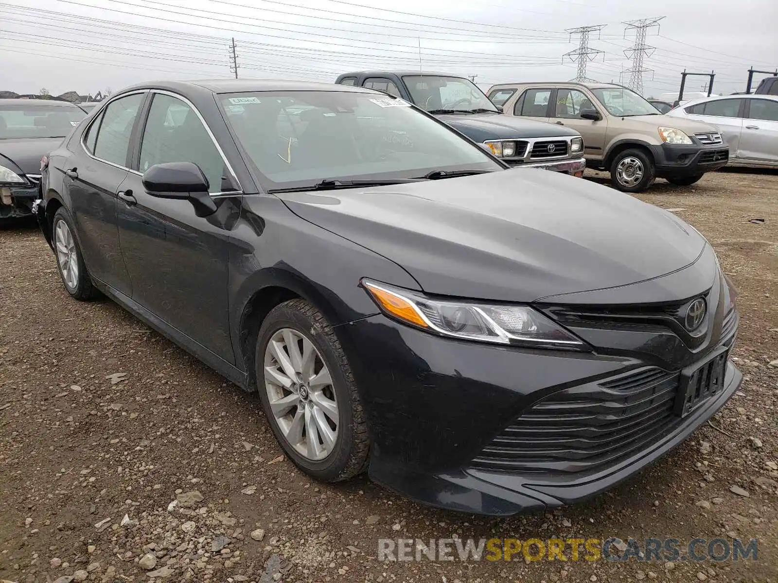 1 Photograph of a damaged car 4T1B11HKXKU198451 TOYOTA CAMRY 2019