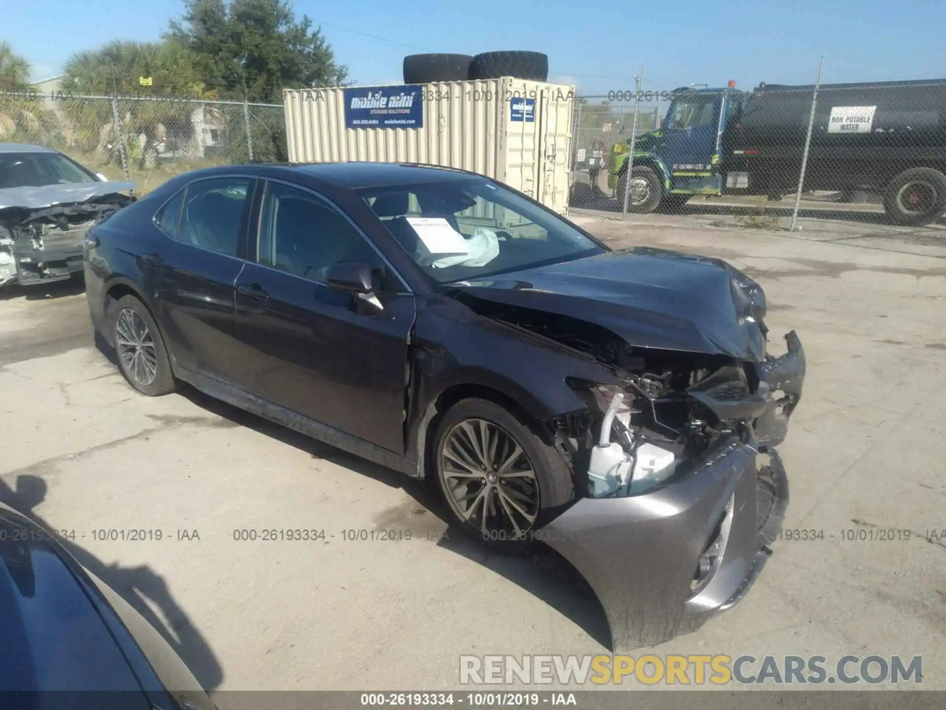 1 Photograph of a damaged car 4T1B11HKXKU201106 TOYOTA CAMRY 2019