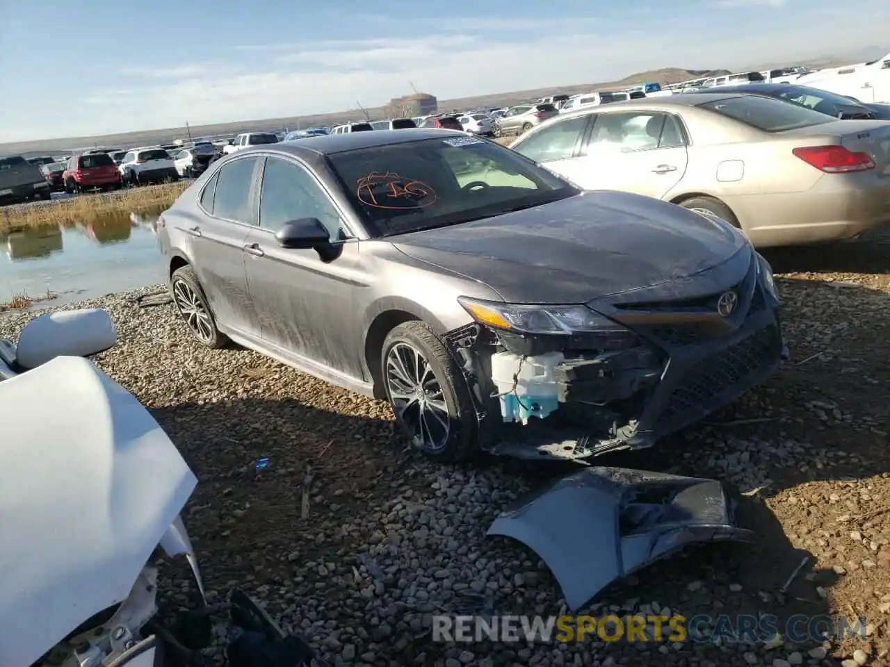 1 Photograph of a damaged car 4T1B11HKXKU202868 TOYOTA CAMRY 2019