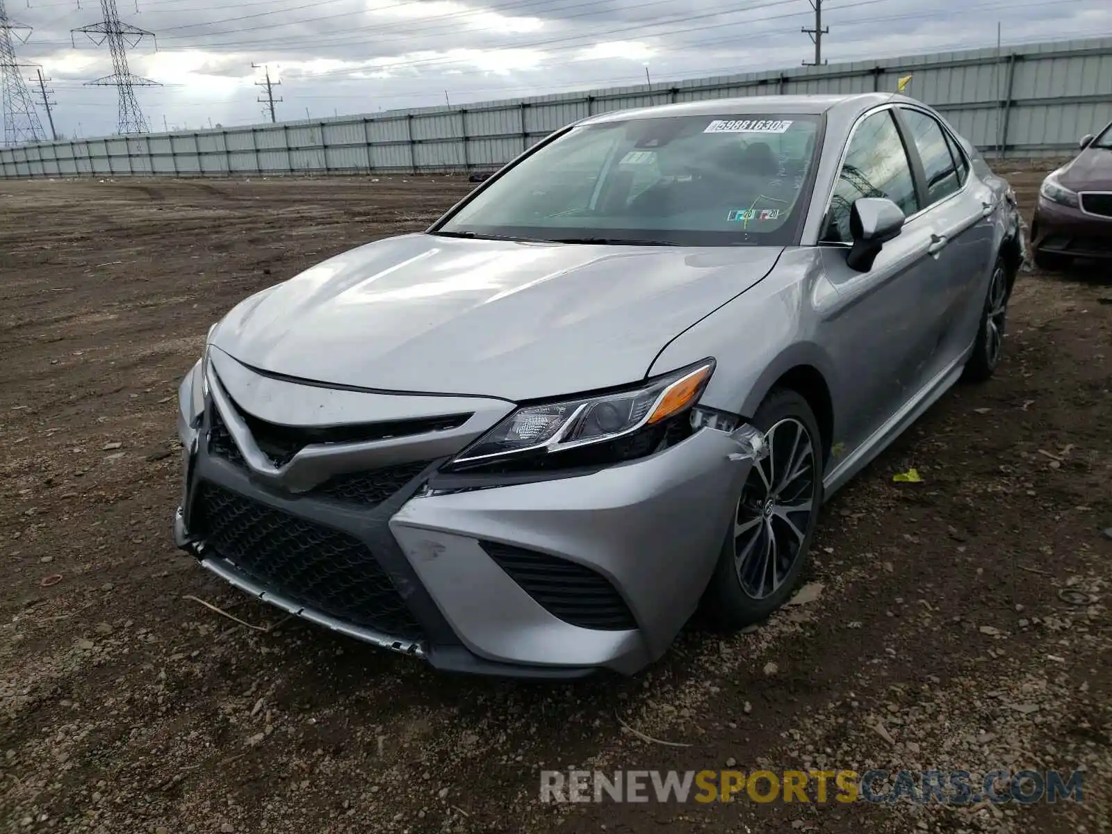 2 Photograph of a damaged car 4T1B11HKXKU204815 TOYOTA CAMRY 2019