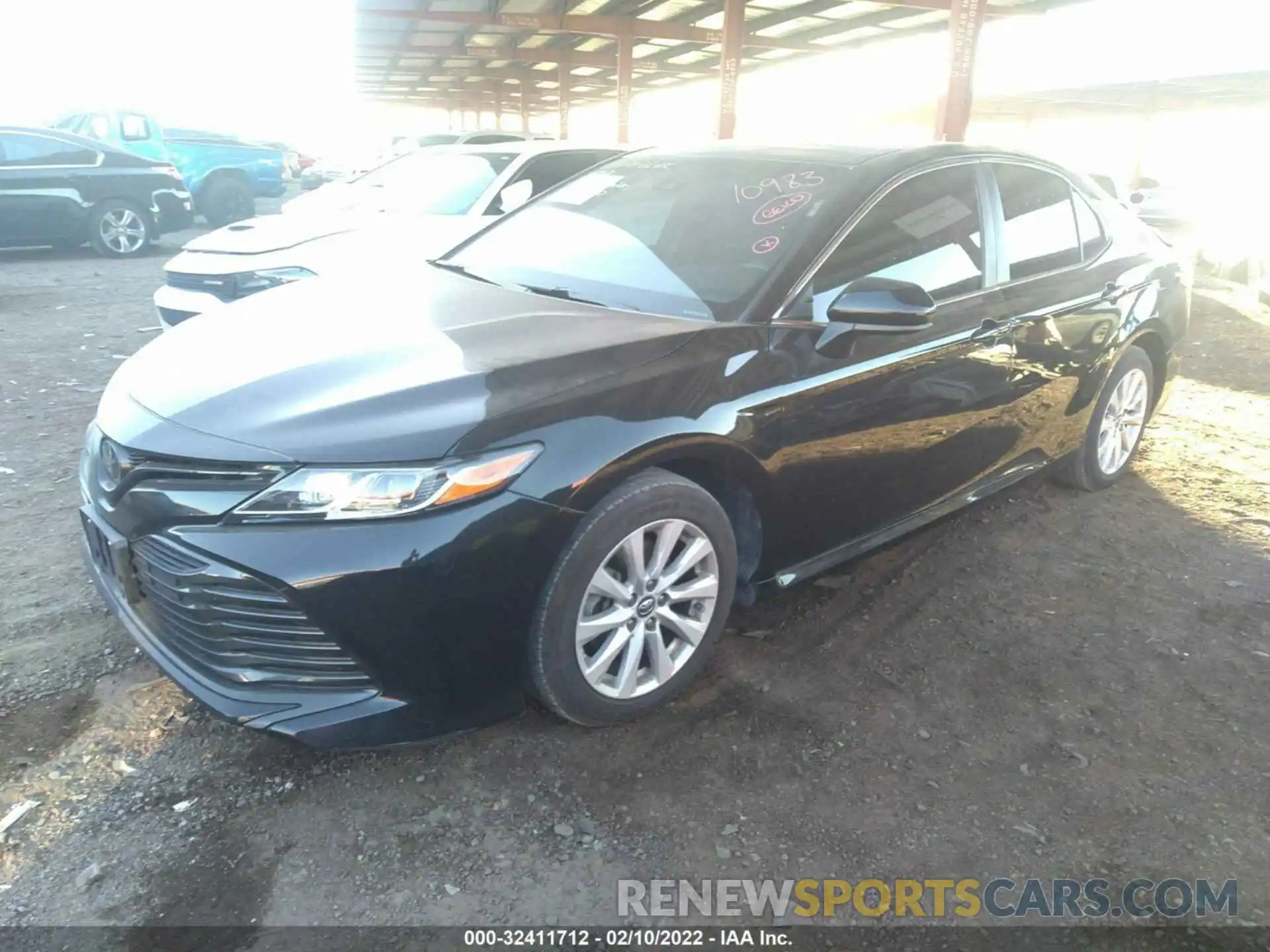 2 Photograph of a damaged car 4T1B11HKXKU205270 TOYOTA CAMRY 2019