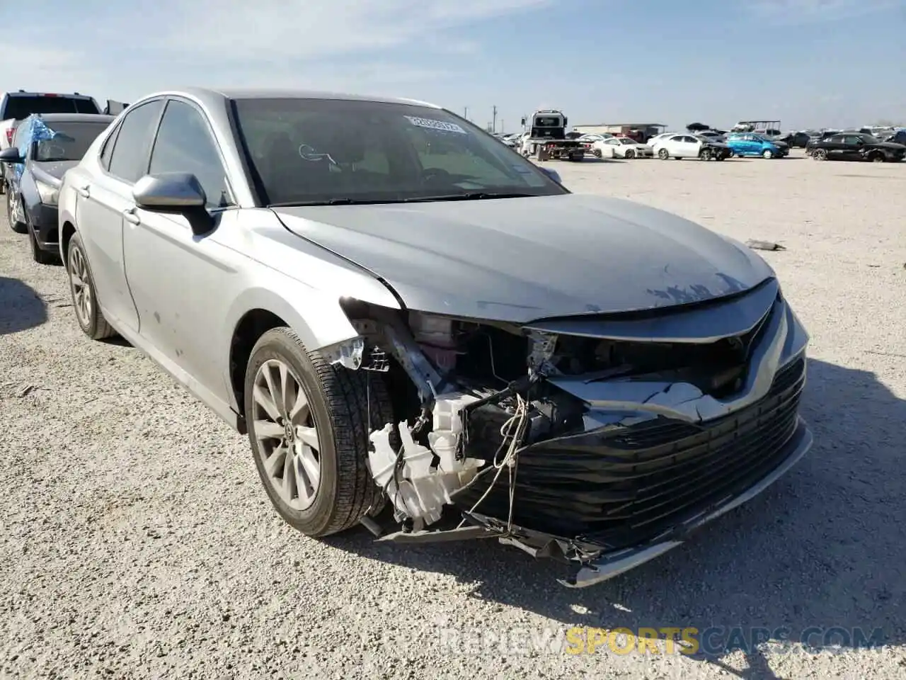 1 Photograph of a damaged car 4T1B11HKXKU211148 TOYOTA CAMRY 2019