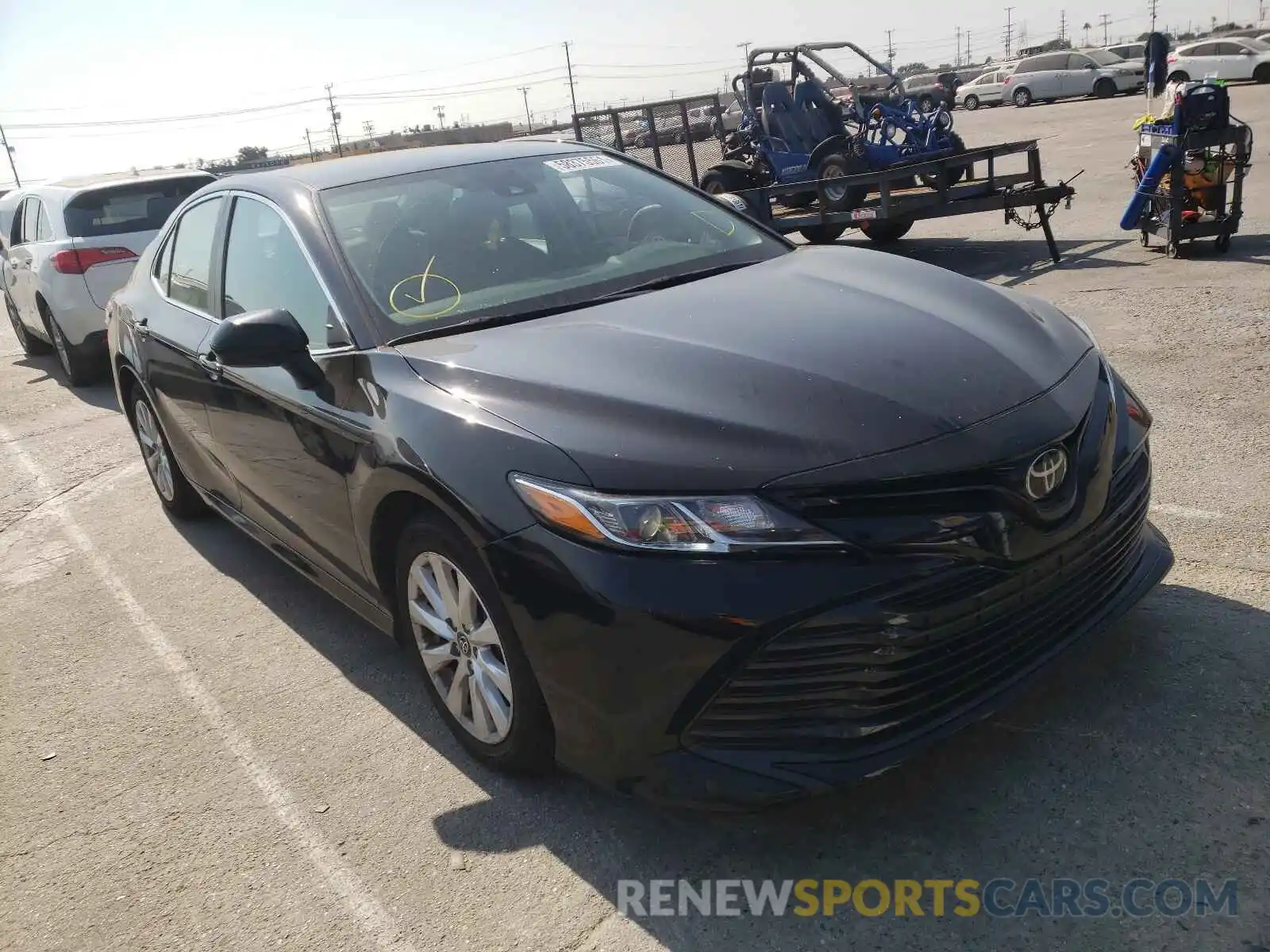 1 Photograph of a damaged car 4T1B11HKXKU217225 TOYOTA CAMRY 2019