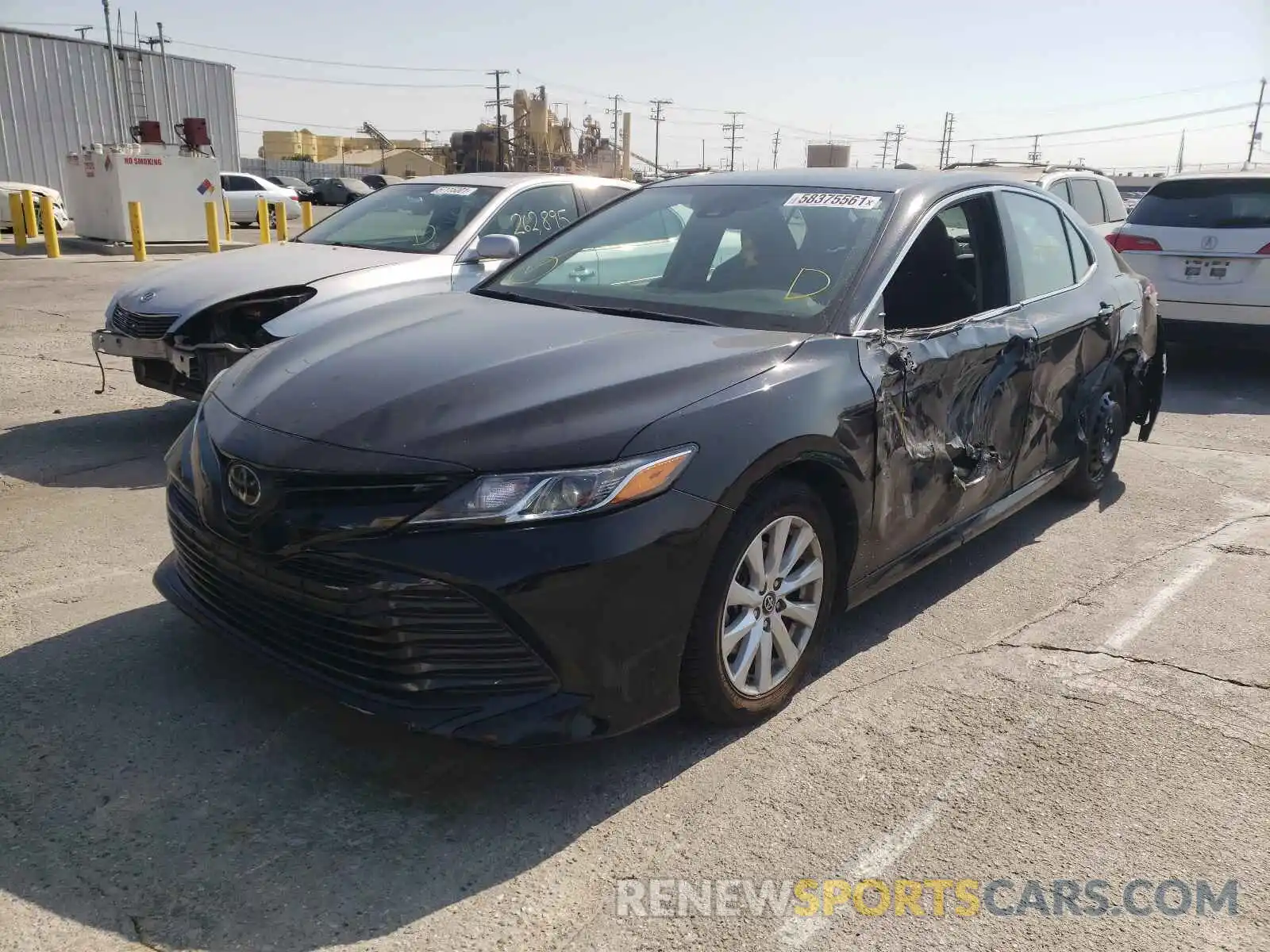 2 Photograph of a damaged car 4T1B11HKXKU217225 TOYOTA CAMRY 2019